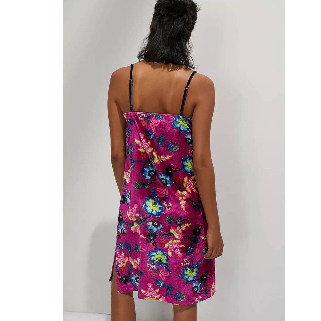 Anthropologie Anthropologie Shania Velvet Slip Mini Dress LOUNGE $138 XS Size XS / US 0-2 / IT 36-38 - 3 Thumbnail