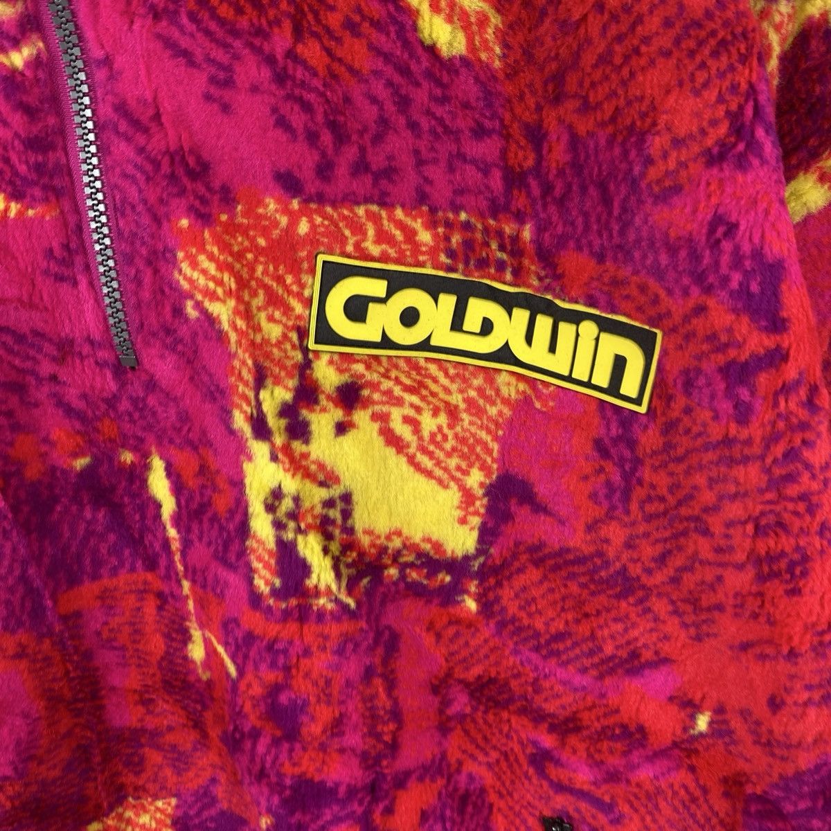Goldwin Vintage GOLDWIN EXPERT Fleece Half Zip Jacket Abstract Size S / US 4 / IT 40 - 6 Thumbnail