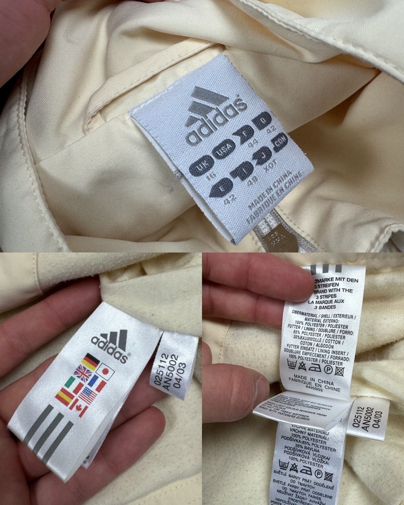 Adidas Adidas Women's Logo Long Sleeve Pockets Full Zip Jacket Size S / US 4 / IT 40 - 2 Thumbnail