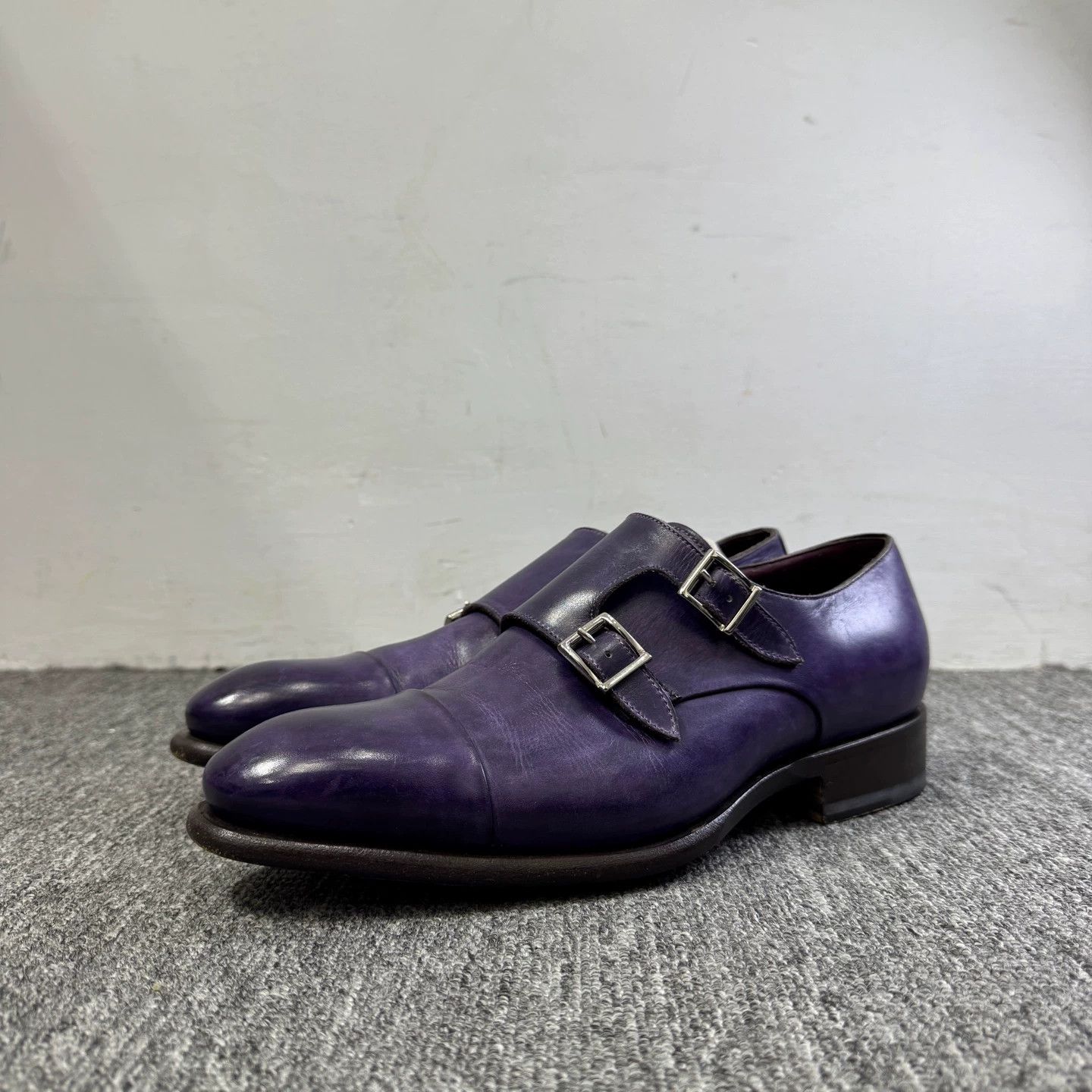 Santa Cruz Skateboards Santoni Hand Burnished Leather Shoes US 6 95New Size US 6 / EU 39 - 1 Thumbnail