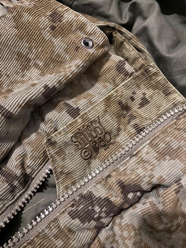 Japanese Brand × Stussy × Vintage Vintage Stussy winter jacket L camo Size US L / EU 52-54 / 3 - 8 Thumbnail