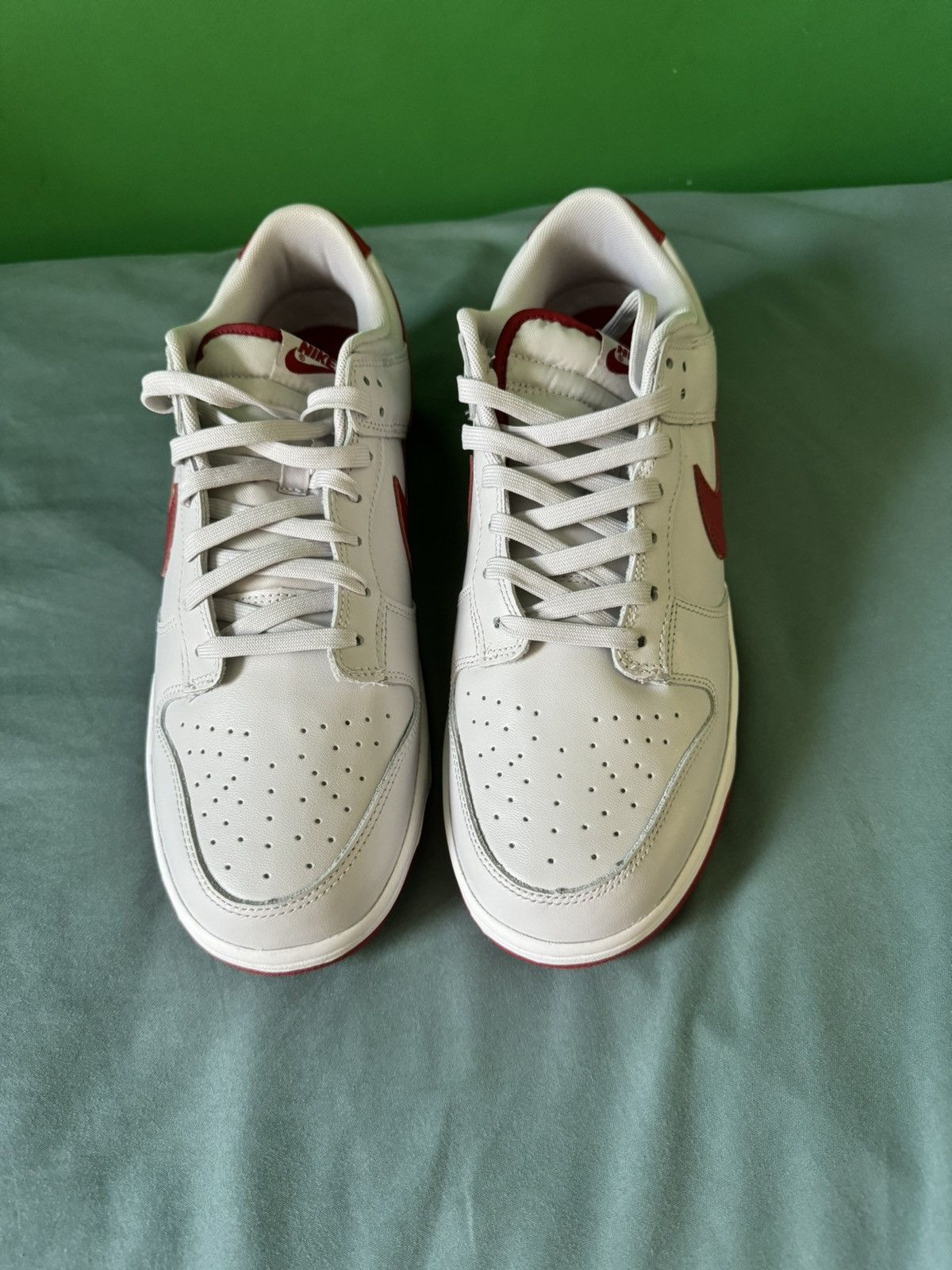 Nike Nike Dunk Low Vast Grey Varsity Red 2023 Size US 12 / EU 45 - 7 Thumbnail