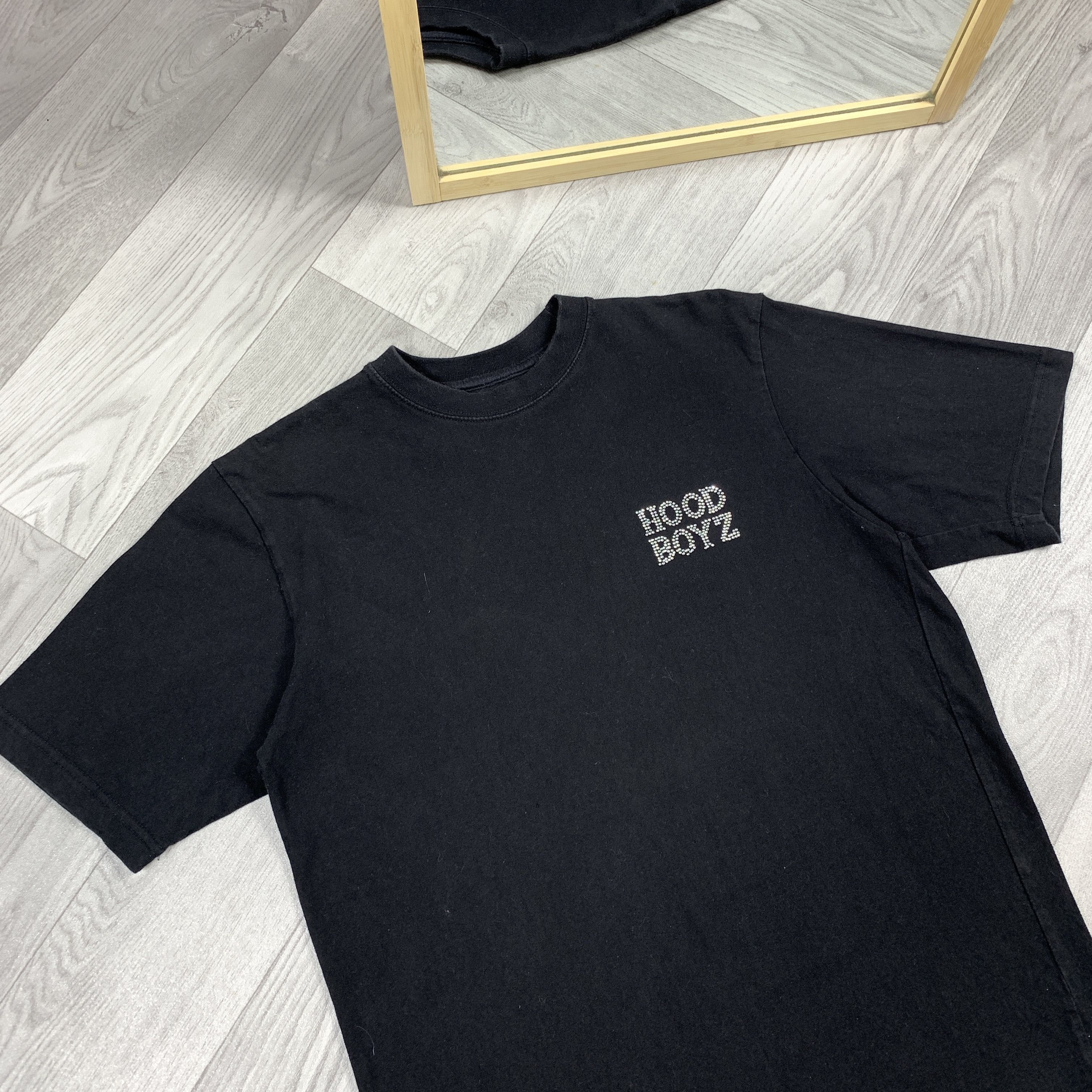 Other Hoodboyz Streetwear Black Rhinestones Tee Shirt M Size US M / EU 48-50 / 2 - 7 Thumbnail