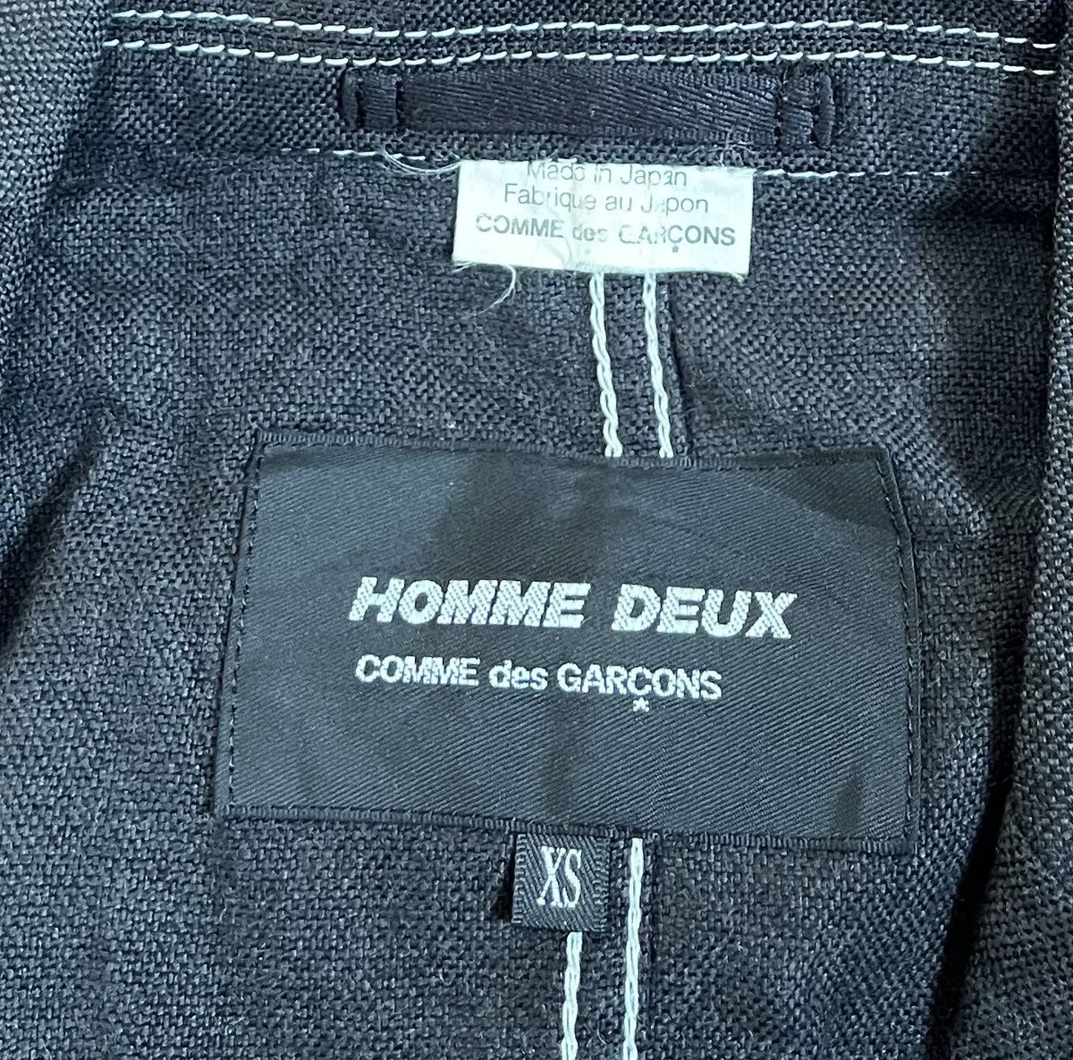 Comme des Garcons Cdg homme deux contrast stitching blazer Size US S / EU 44-46 / 1 - 5 Thumbnail