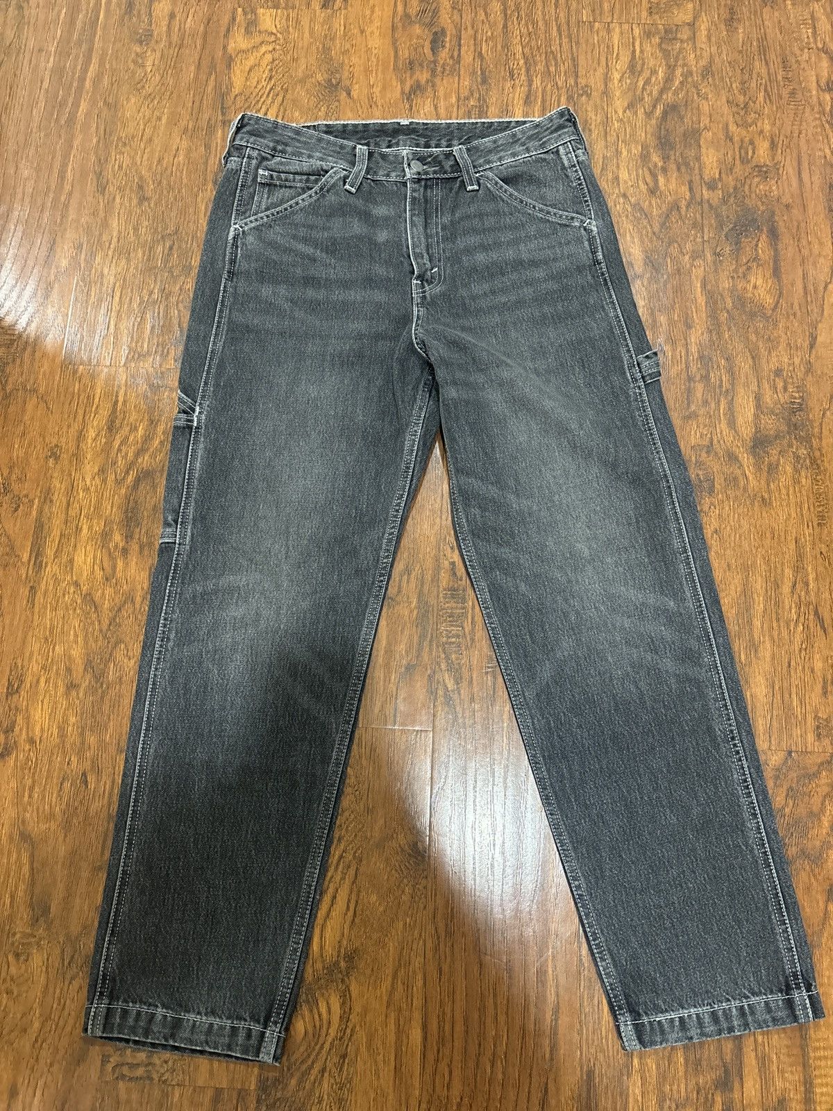 Levi's × Levi's Vintage Clothing Levis carpenter pants grey contrast stitch Size US 30 / EU 46 - 1 Thumbnail