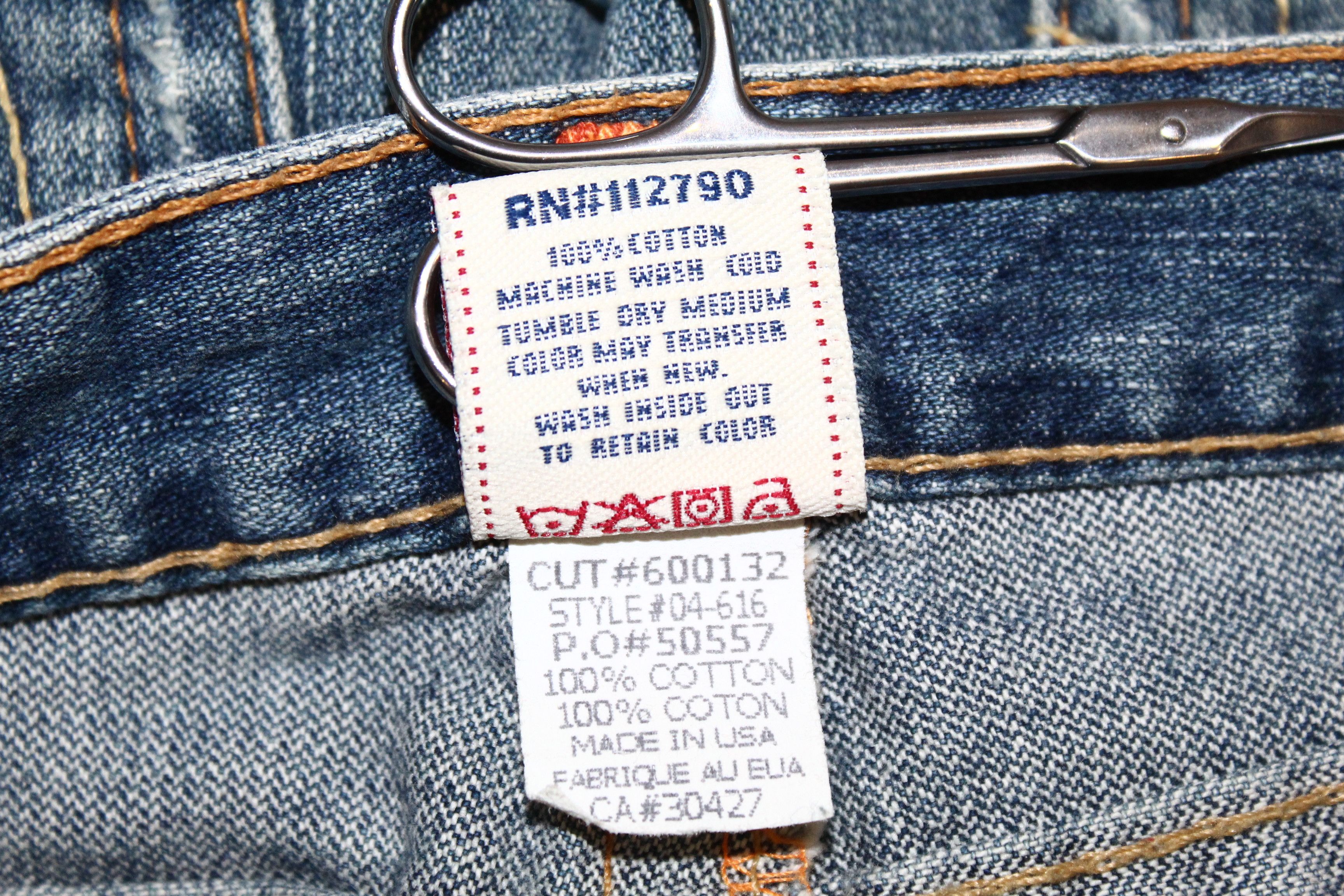 Japanese Brand VTG💥 True Religion Lola Stonewash Distressed Denim Skirt Size 30" / US 8 / IT 44 - 8 Thumbnail
