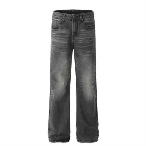 Japanese Brand Pants Punk retro washed gradient men's distressed jeans y2k Size US 34 / EU 50 - 1 Thumbnail