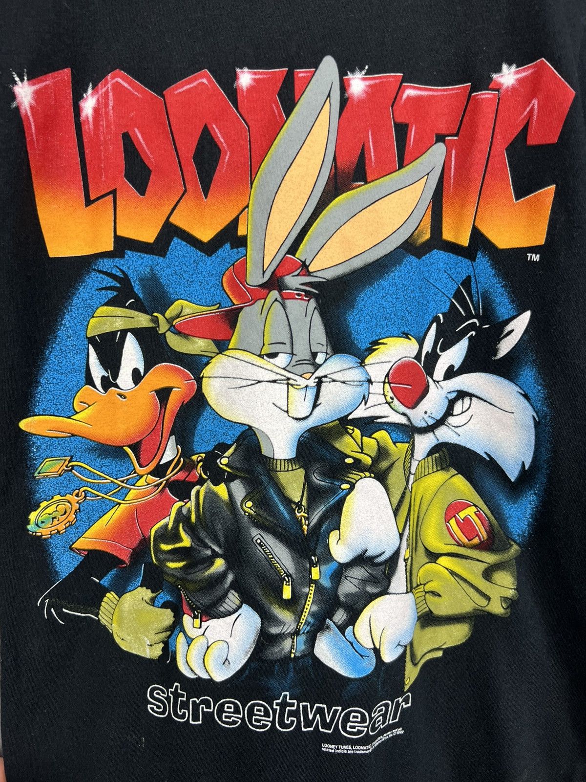 Band Tees Vintage 92 Looney Tunes Loonatic Streetwear Hip Hop Rap Size US M / EU 48-50 / 2 - 4 Thumbnail