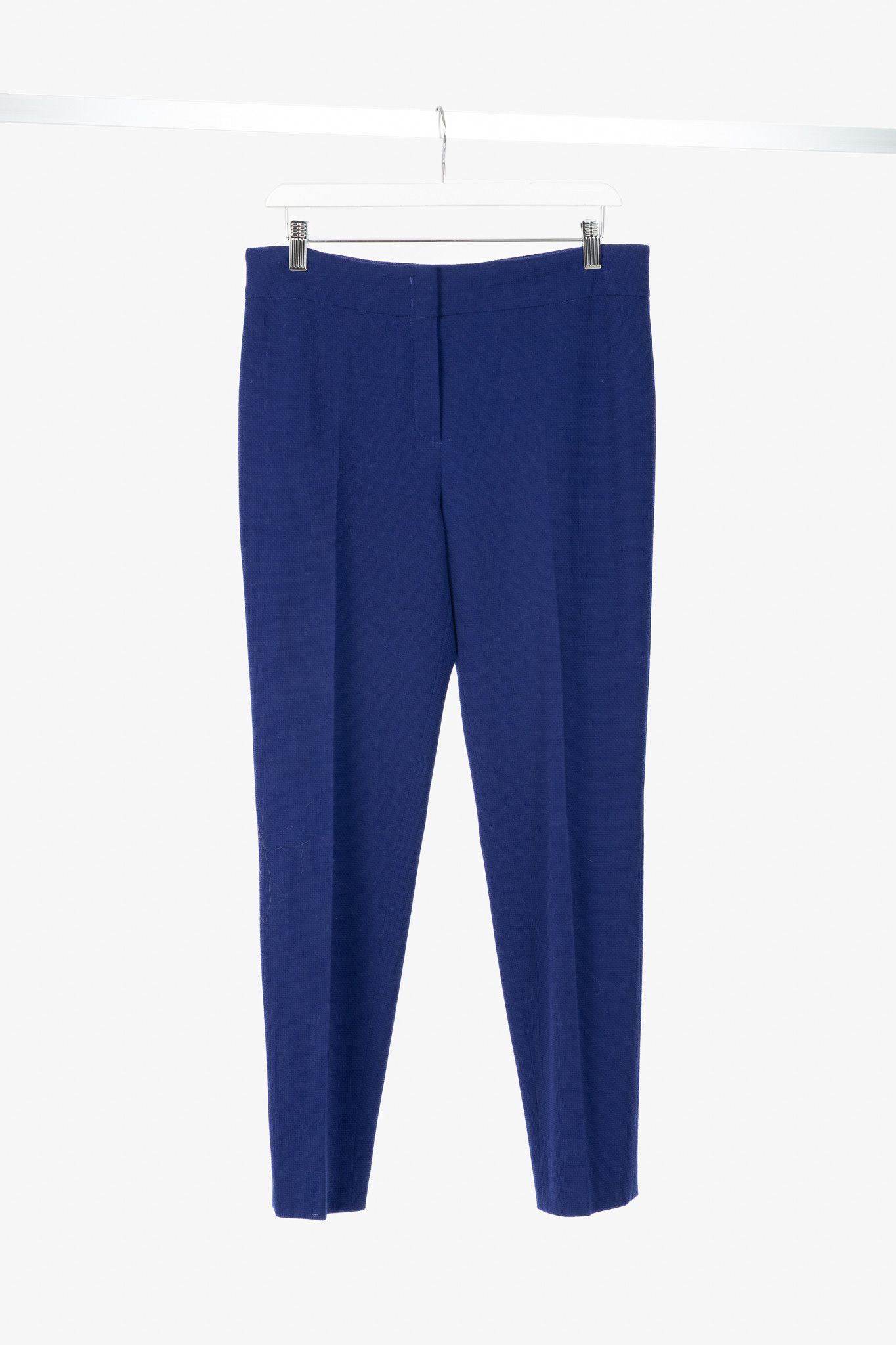 Escada Escada Tina Ink Wool-Pique Tapered Trousers Size 31" - 1 Thumbnail