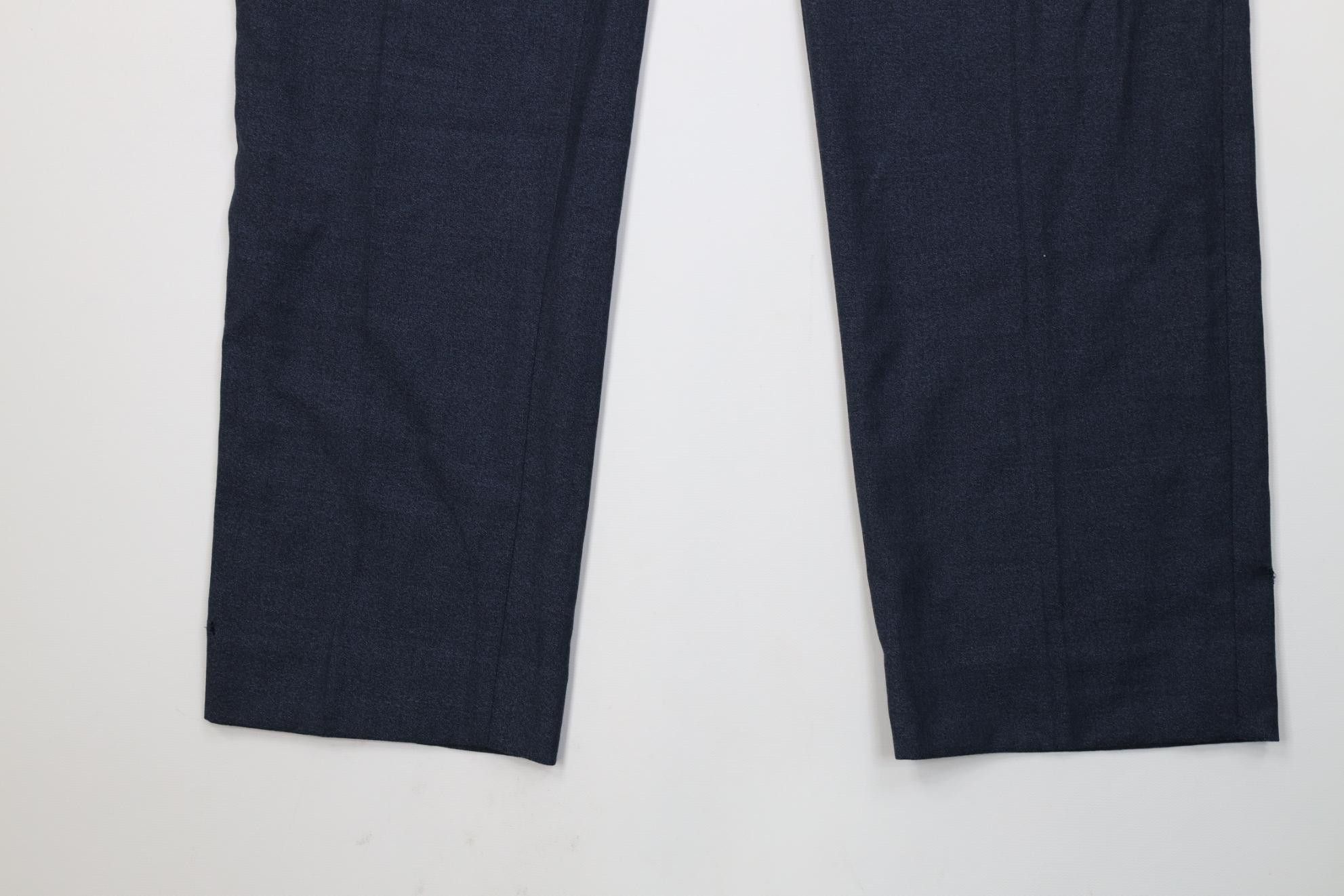 Banana Republic Banana Republic Slim Fit Wool Knit Chino Pants Trousers Blue Size US 31 - 4 Thumbnail