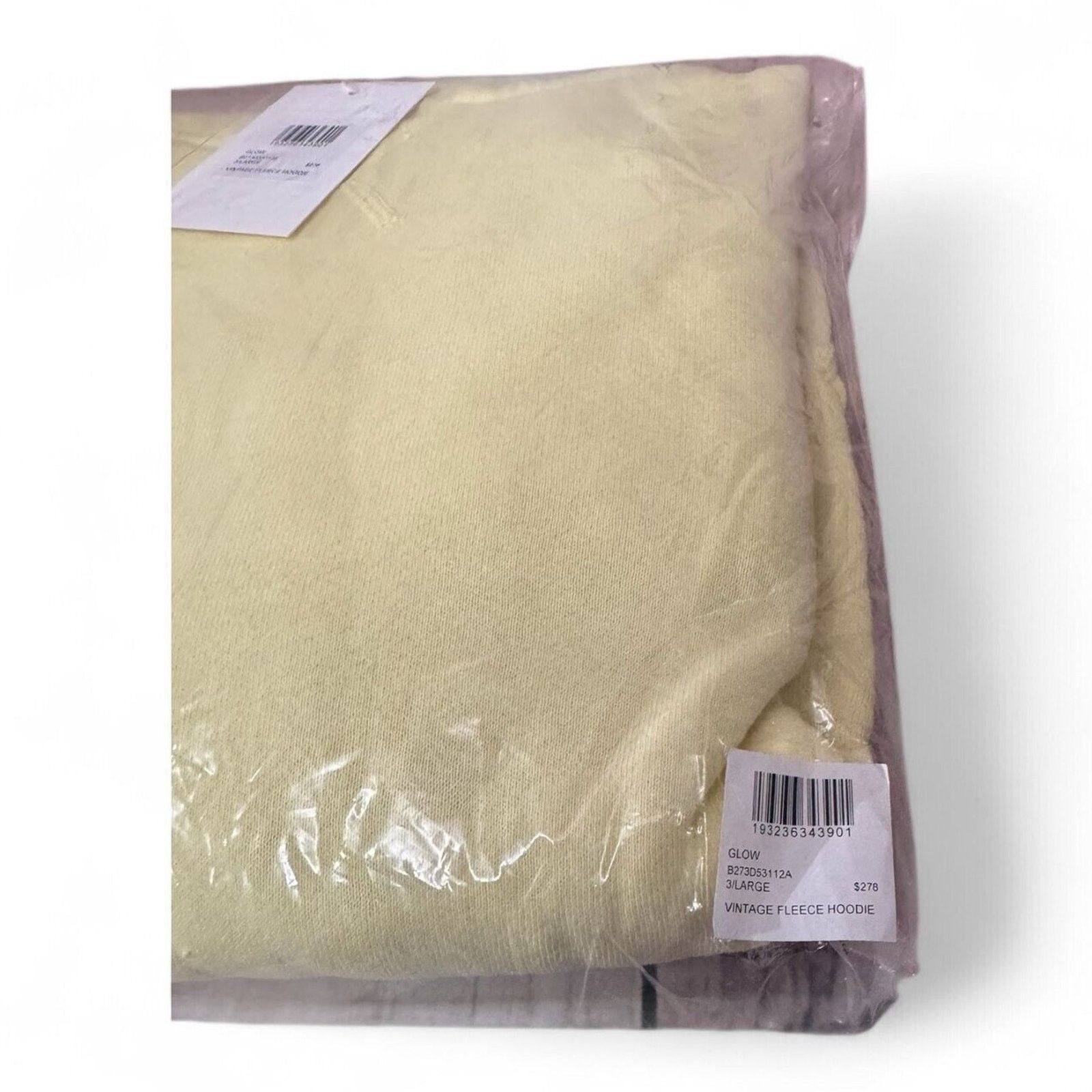John Elliott John Elliot Vintage Fleece Yellow Hoodie Men’s Size 3/L NWT Size US L / EU 52-54 / 3 - 6 Thumbnail