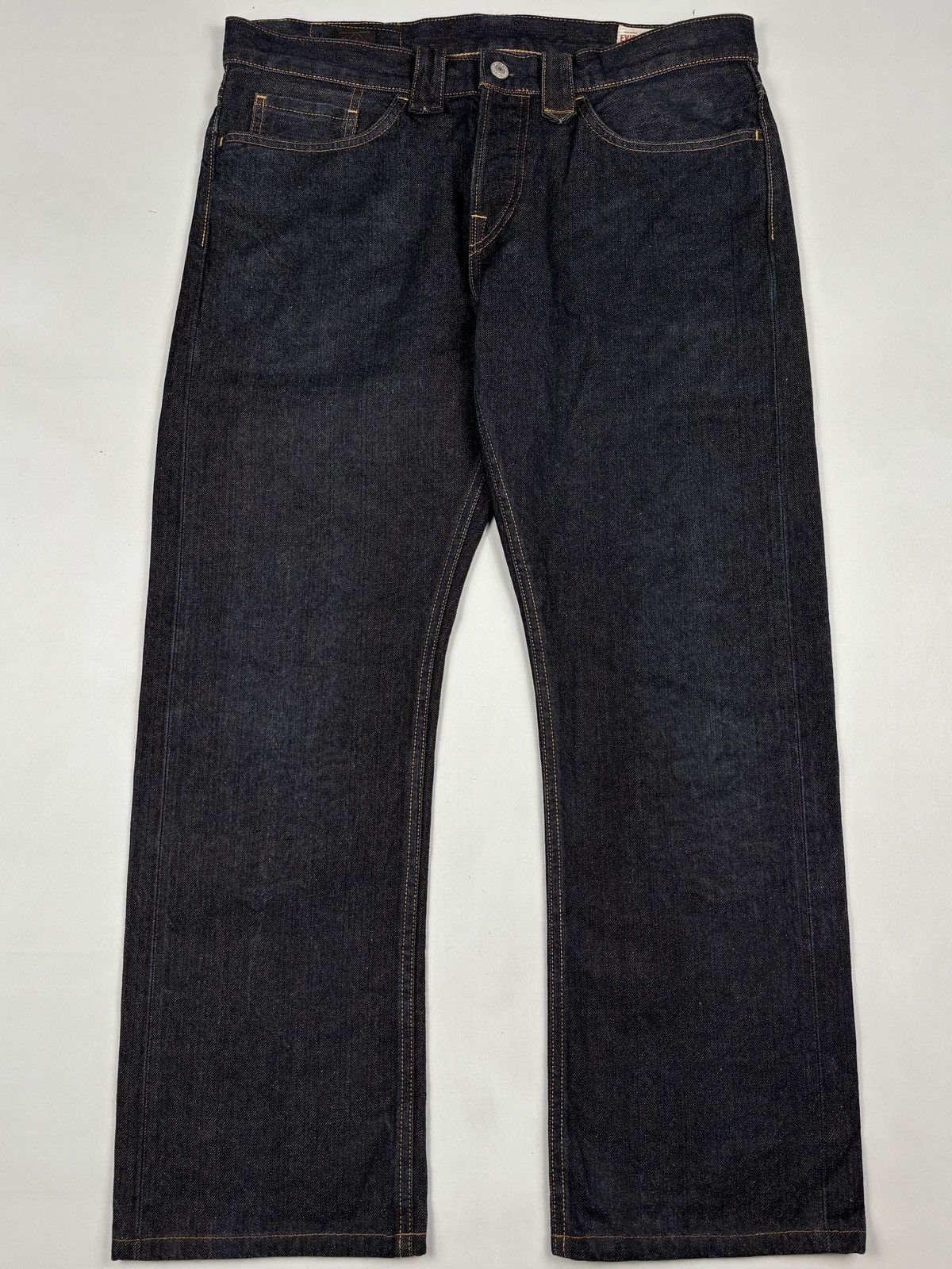 Evisu Lot. 2008 Embroidered Patterns Daicock Selvedge Jeans Size US 34 / EU 50 - 2 Thumbnail