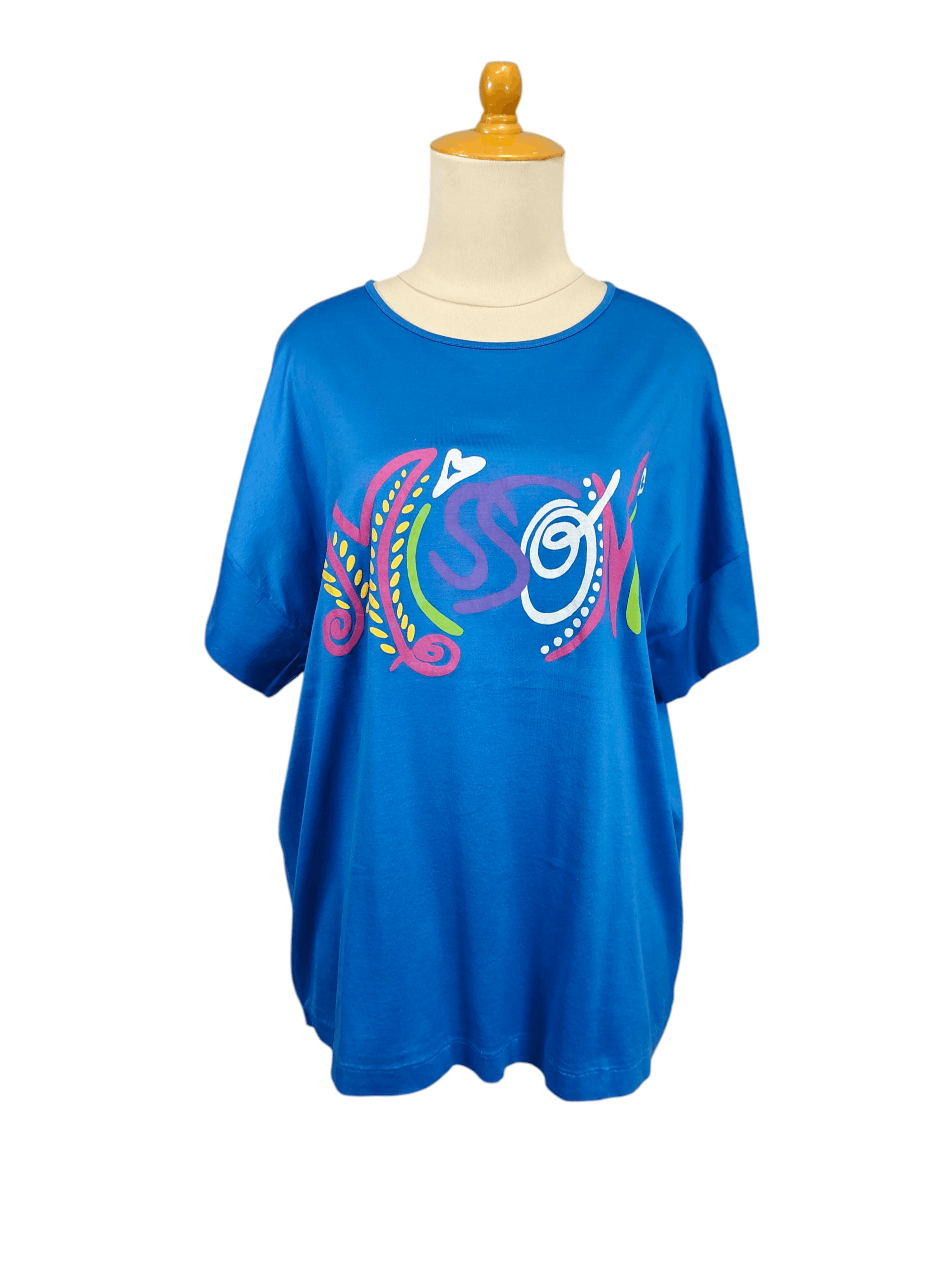 Missoni 90s Missoni- Psychedelic Art Print Summer Piece Top Size M / US 6-8 / IT 42-44 - 1 Thumbnail