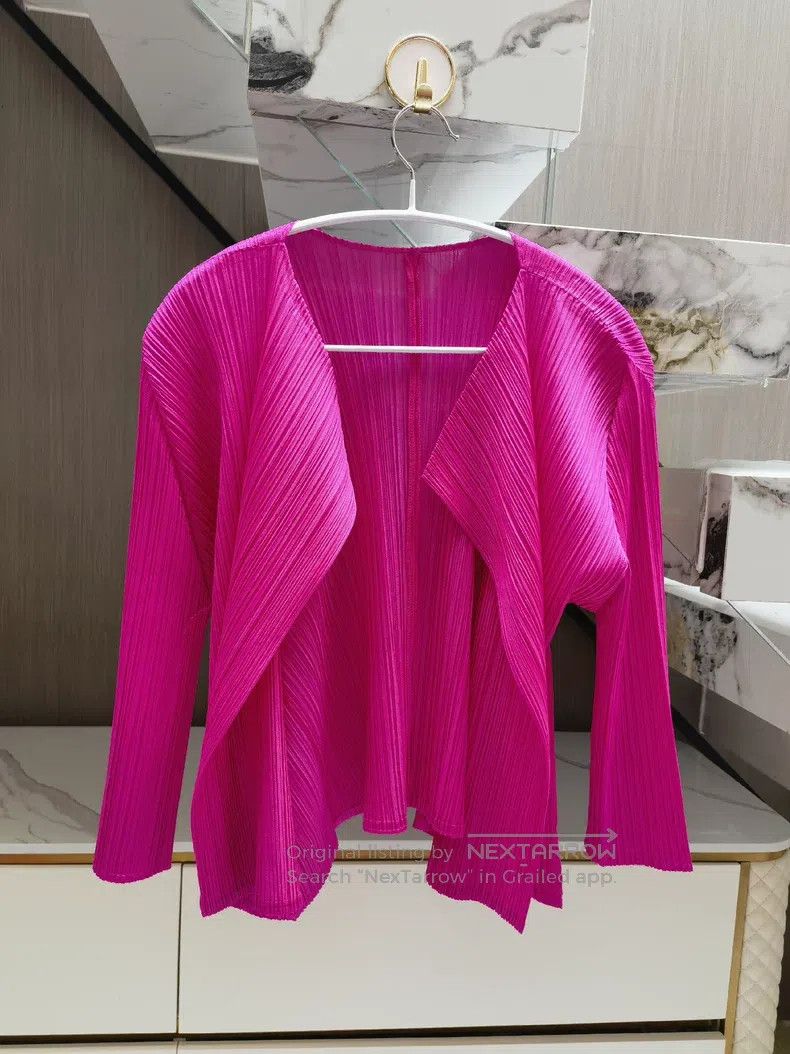 Issey Miyake Issey Miyake Fuchsia Two-Piece Set Size L / US 10 / IT 46 - 6 Thumbnail