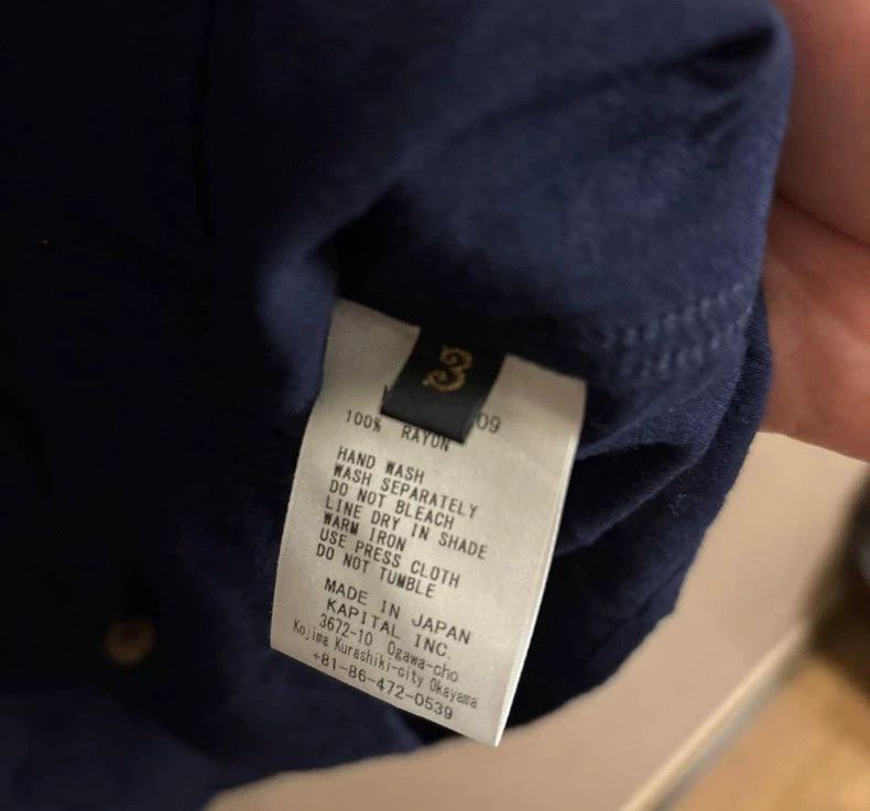 Kapital Kapital Star oblique button short-sleeved shirt Size US L / EU 52-54 / 3 - 3 Thumbnail