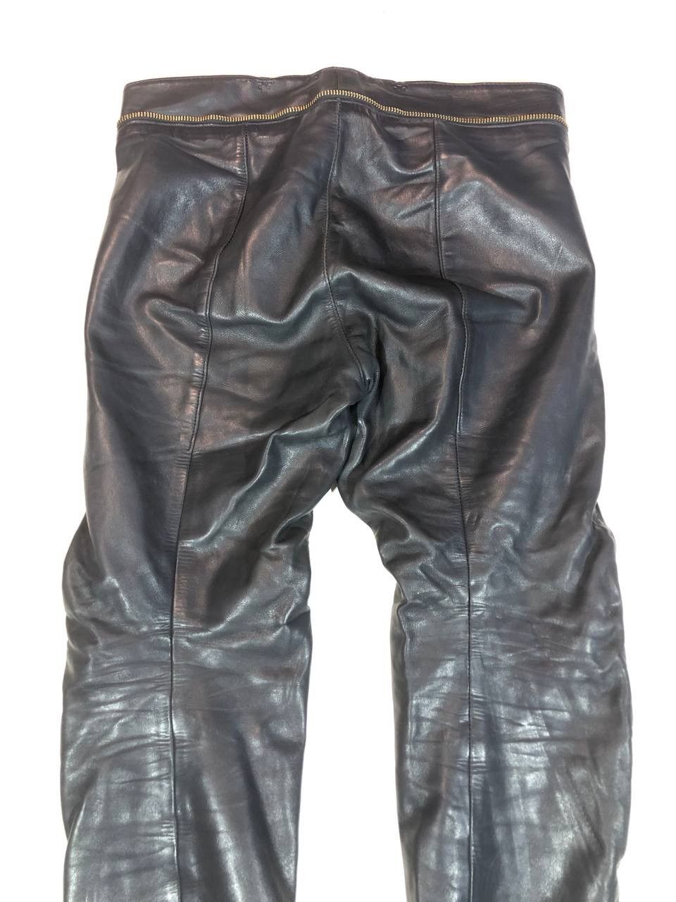 Genuine Leather Avangarde Rare Vintage Leather Pants Size US 33 - 5 Thumbnail