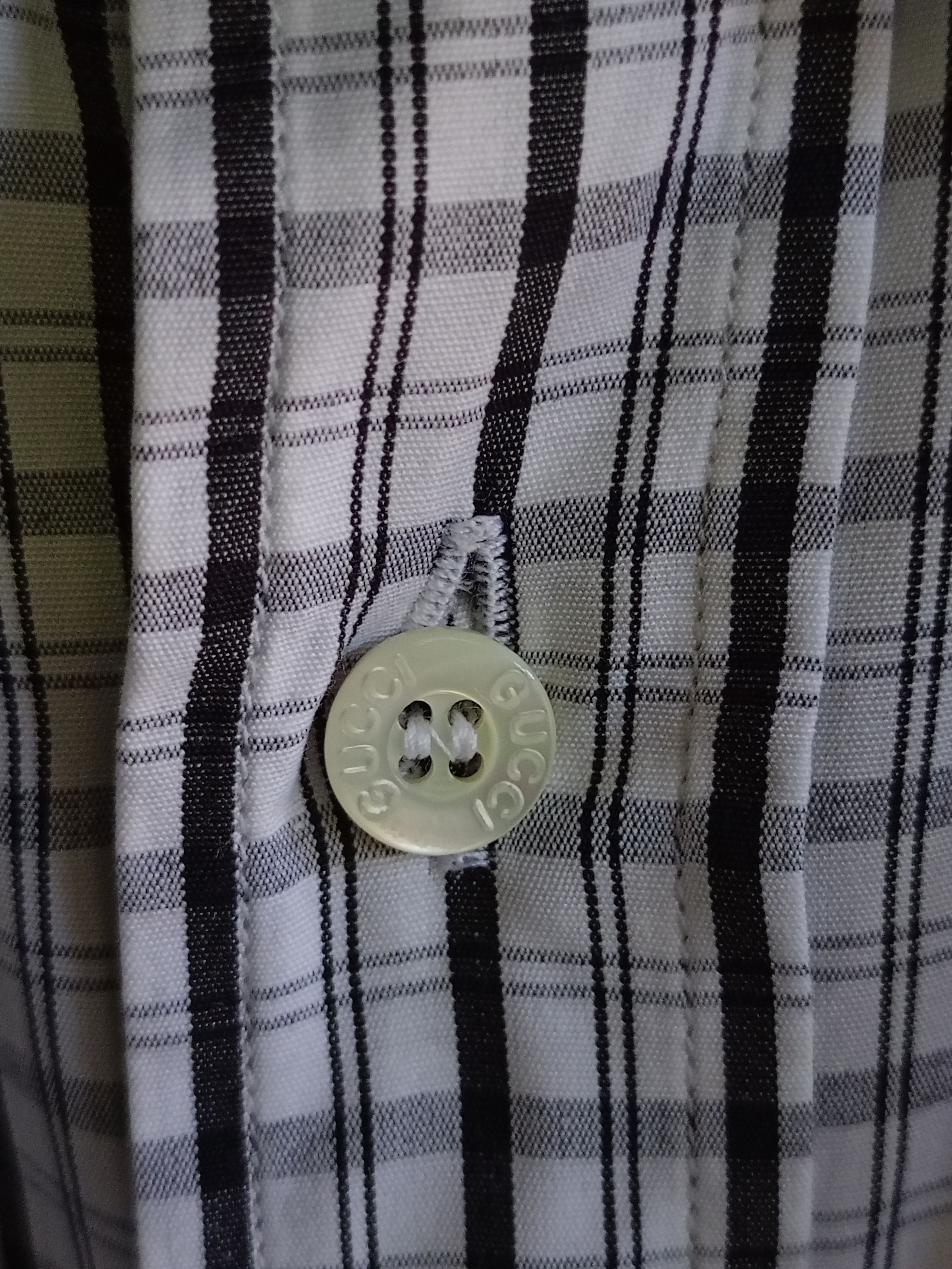 Gucci Vintage Gucci Button Long Sleeve shirt Size US L / EU 52-54 / 3 - 5 Thumbnail