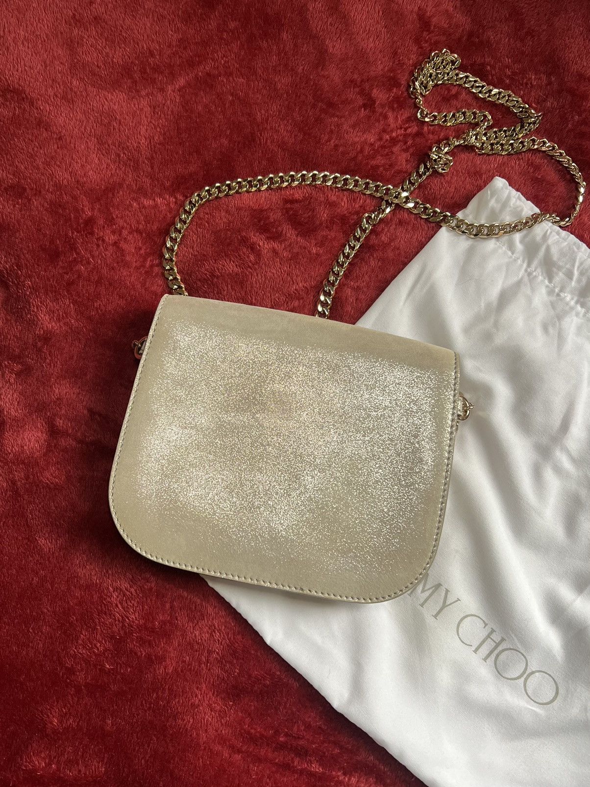 Jimmy Choo Jimmy Choo Glitter Mini Crossbody Bag Size ONE SIZE - 8 Thumbnail