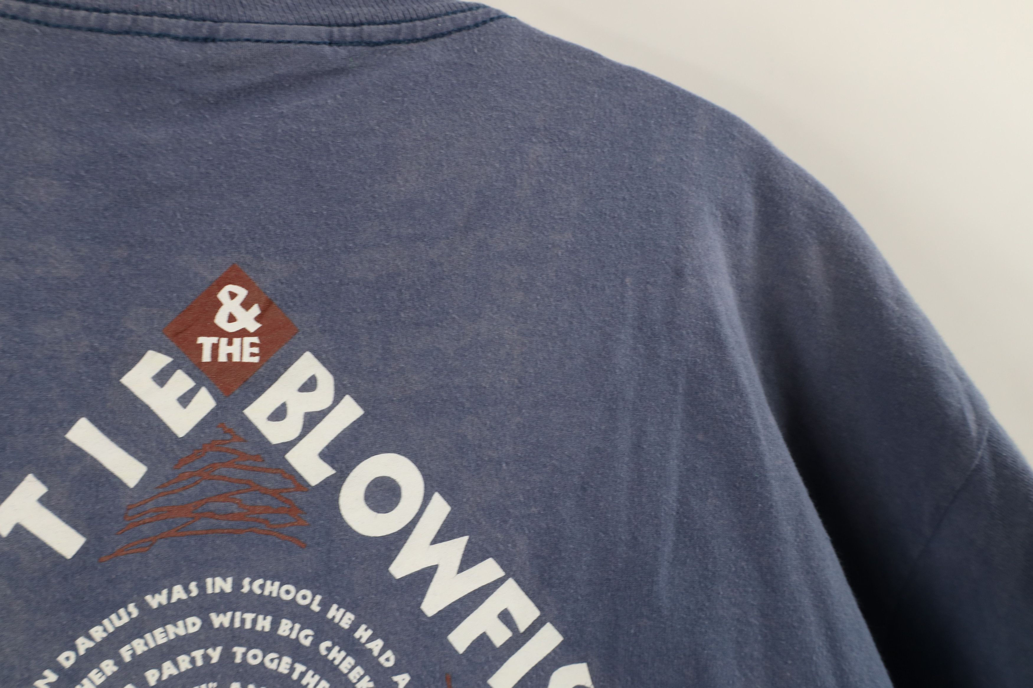 Vintage Vintage 90s Hootie & The Blowfish Band T-Shirt Blue HBF Size US XL / EU 56 / 4 - 11 Thumbnail