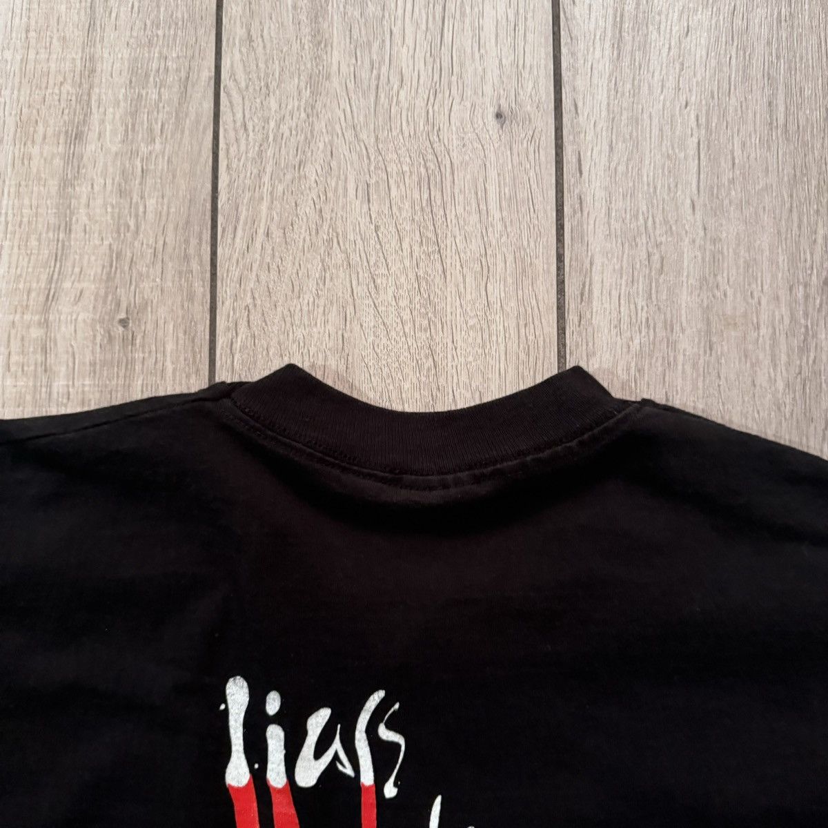 Band Tees × JNCO × Stussy Vintage 90s Black Work Rock Band Graphic Tee Fits M Size US M / EU 48-50 / 2 - 17 Thumbnail