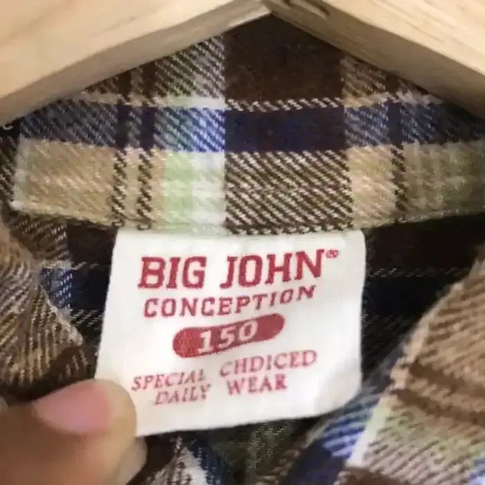 Big John Vintage Big John Plaid Tartan Flannel Shirt Size US XXS / EU 40 - 5 Thumbnail