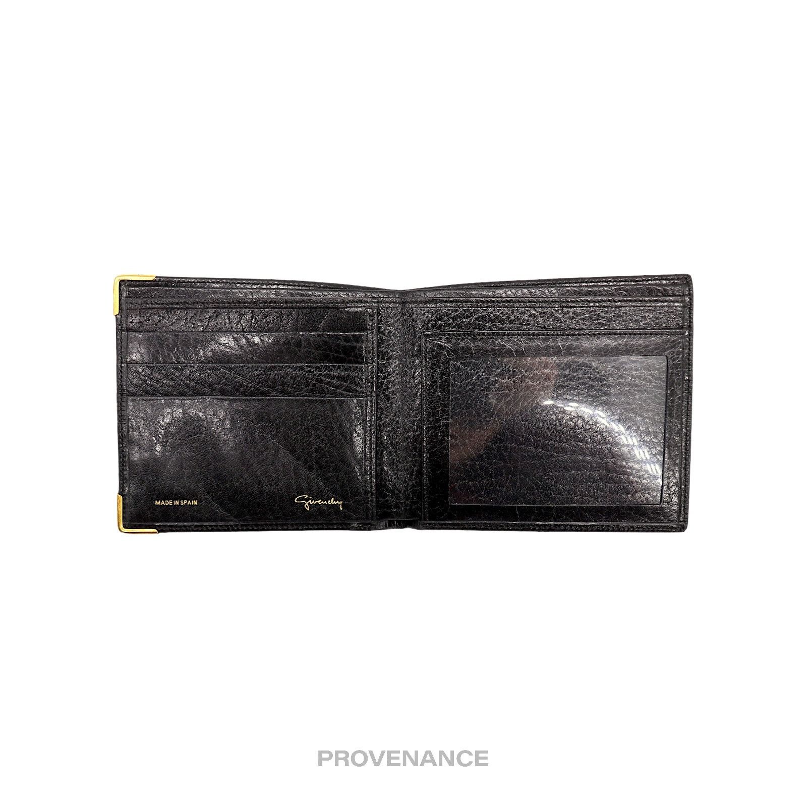 Givenchy 🔴 Givenchy Bifold Wallet - Black Leather Size ONE SIZE - 5 Thumbnail