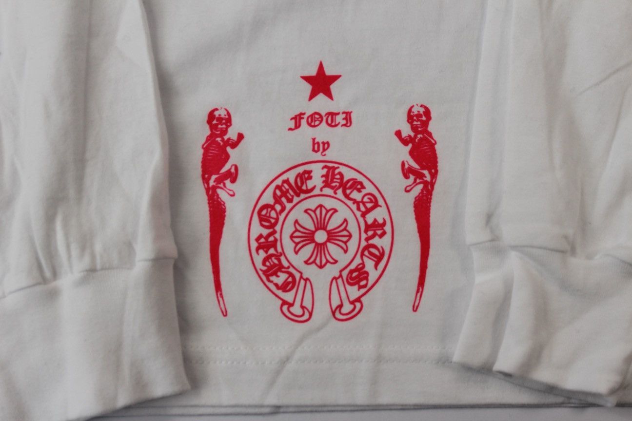 Chrome Hearts Chrome Hearts x Foti Logo Long Sleeve Tee Shirt Size US L / EU 52-54 / 3 - 11 Thumbnail