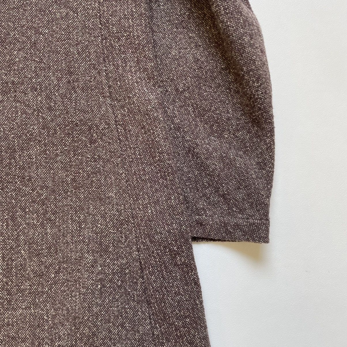 Comme des Garcons Homme Plus S/S 1995 Brown Weave Cotton Overcoat Size US M / EU 48-50 / 2 - 18 Thumbnail