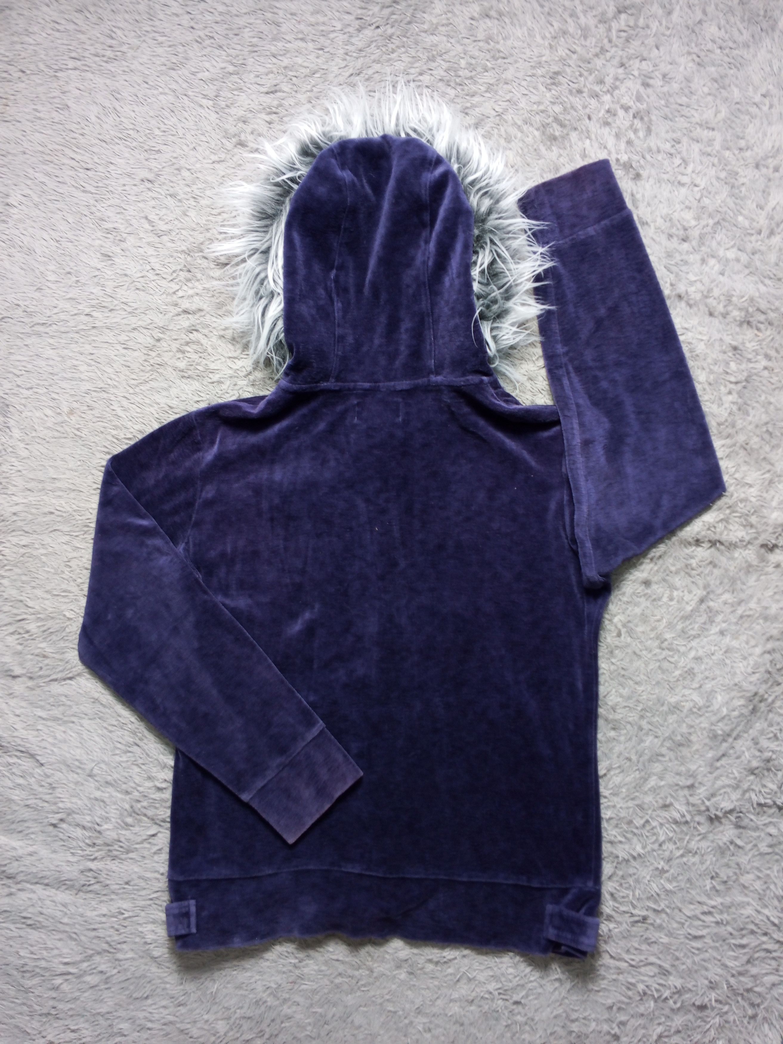 Japanese Brand Rage Blue Bludru Faux Fur Hoodie Size US L / EU 52-54 / 3 - 2 Thumbnail