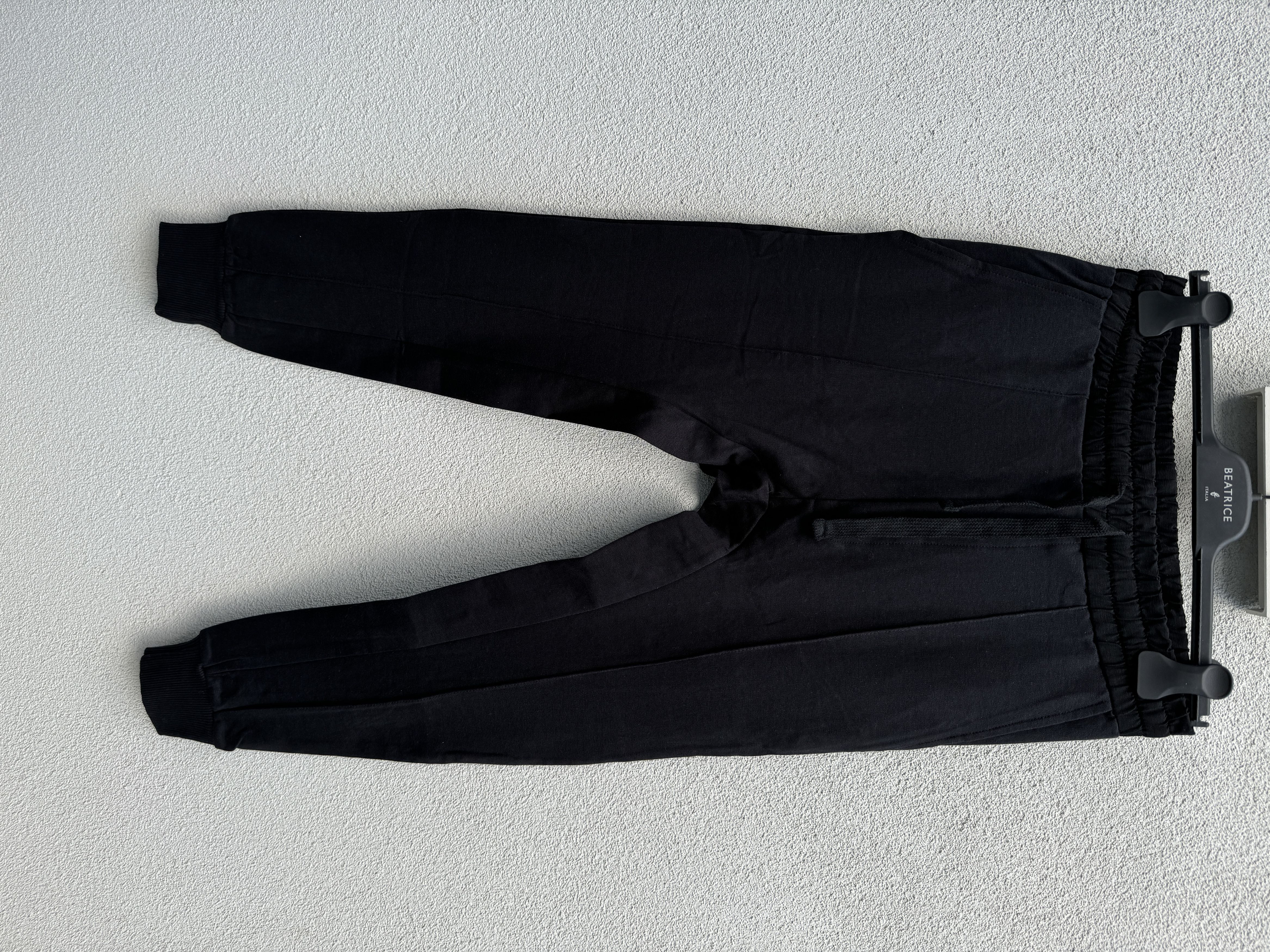 image of Thom Krom Black Trousers Drop Crotch Joggers, Men's (Size 32)