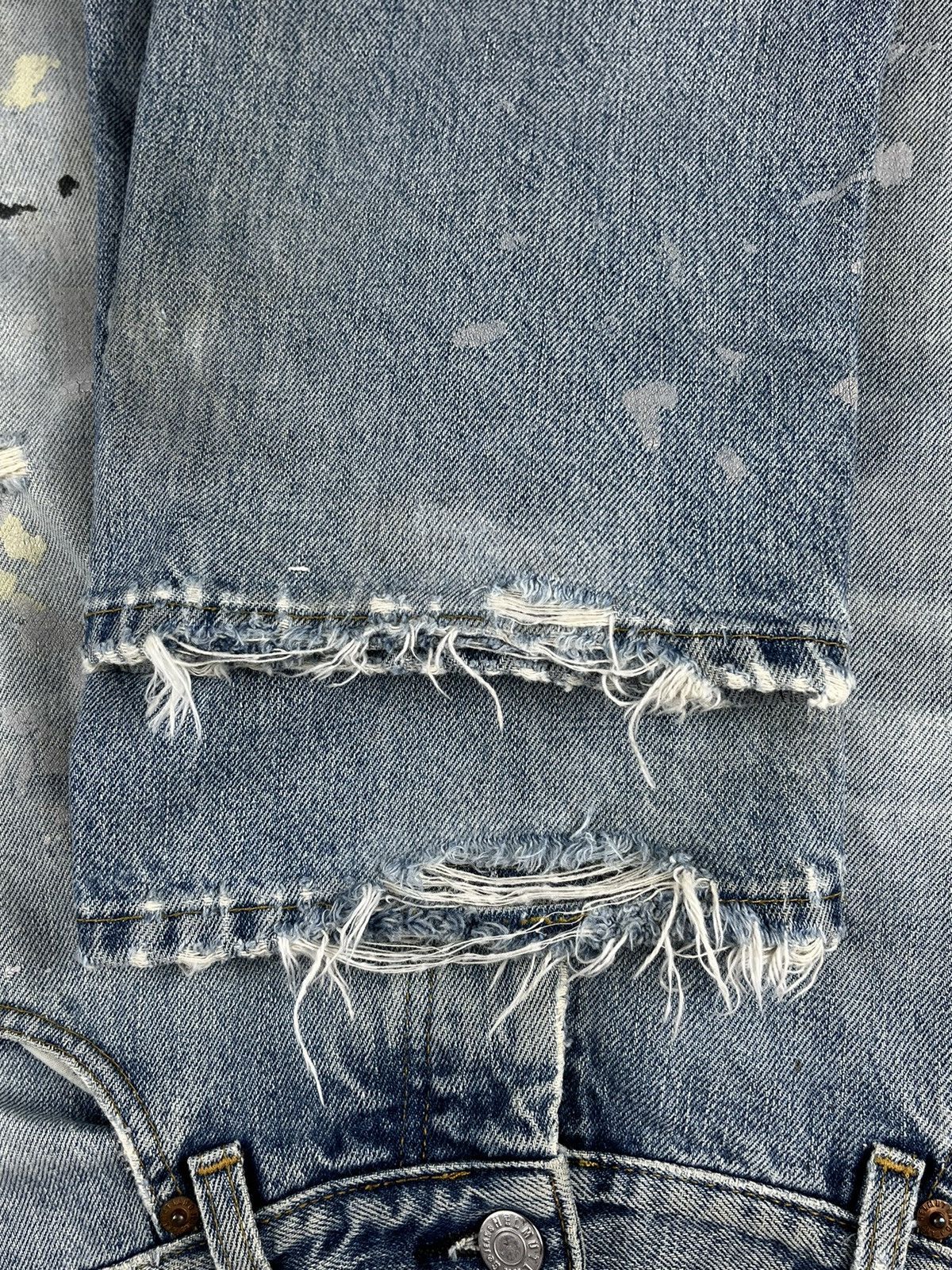 Helmut Lang SS98 Helmut Lang Vintage Faded Painter Denim Jeans Size US 31 - 9 Thumbnail