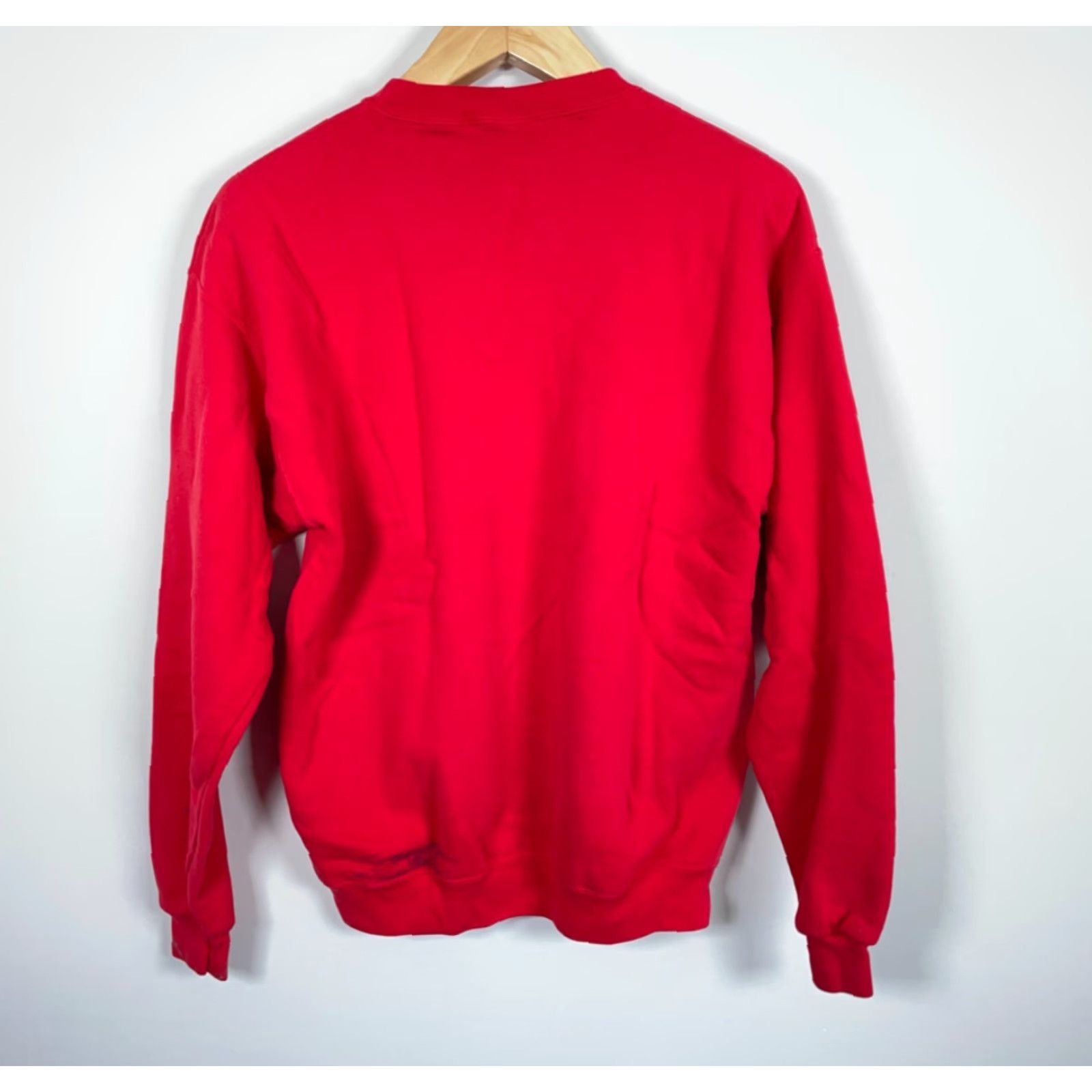 Disney VINTAGE Disney Mickey Mouse Sweatshirt Mens Adult Large Red Crewneck 90s Graphic Print Disney Store Size US L / EU 52-54 / 3 - 2 Thumbnail