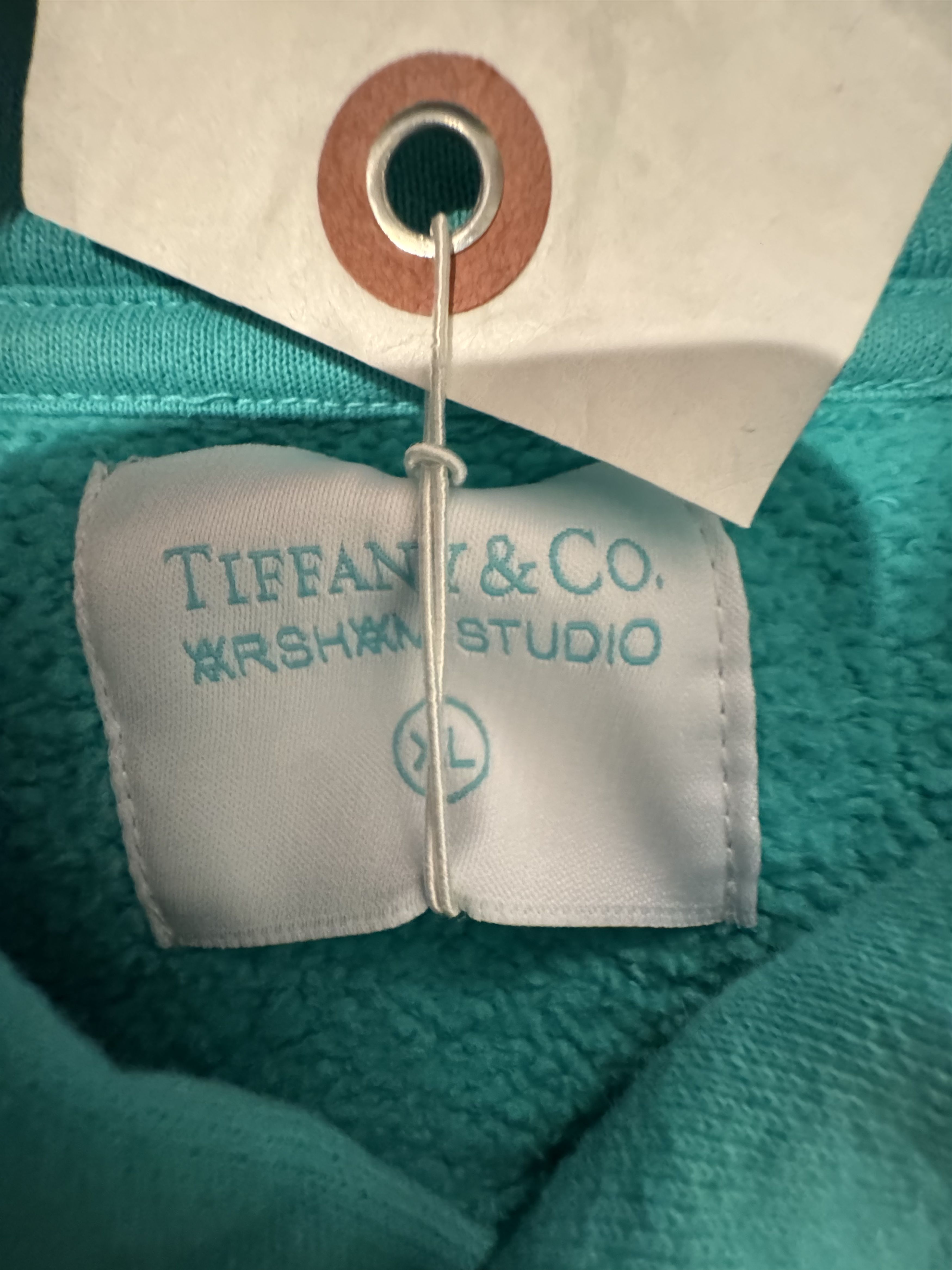 Tiffany & Co. NEW TIFFANY x ARSHAM STUDIO HOODIE IN TIFFANY BLUE SZ XL Size US XL / EU 56 / 4 - 4 Thumbnail