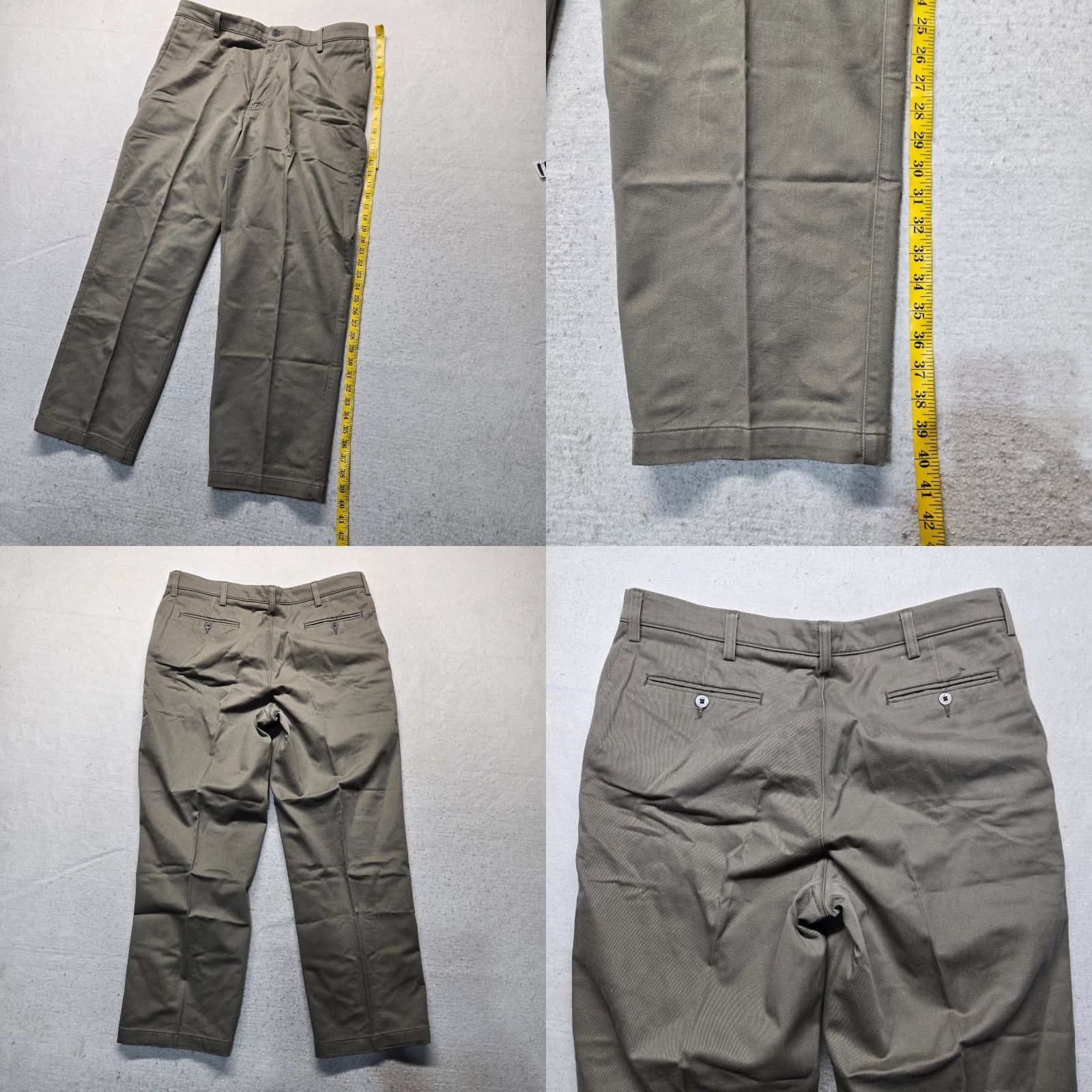 Lee Lee Mens Pants Chino Regular Straight 38x29 Brown Tan Khakis Republican? Wait no Size US 38 / EU 54 - 8 Thumbnail