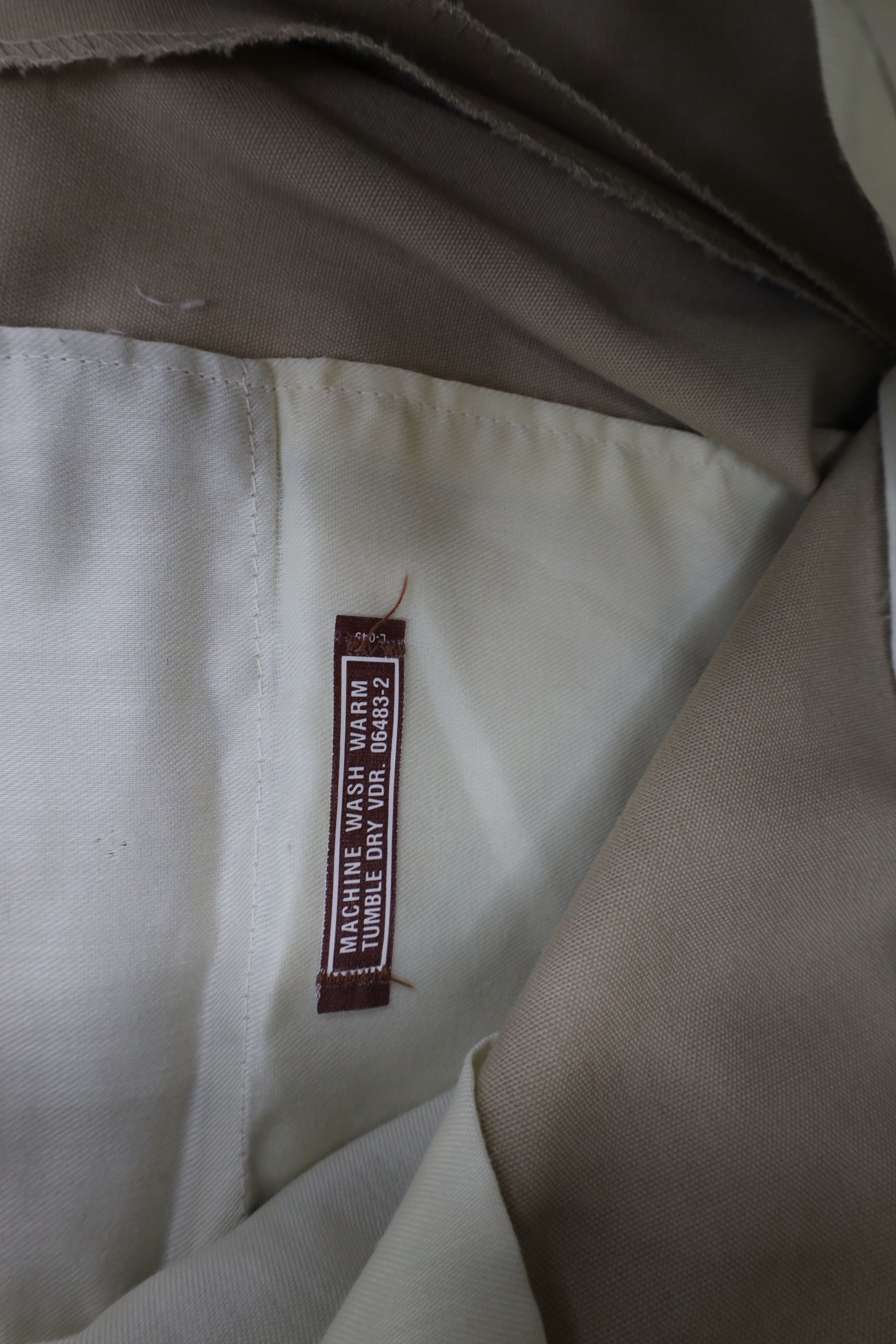 Vintage Vintage 70s Streetwear Wide Leg Chino Pants Trousers Beige Size US 32 / EU 48 - 8 Thumbnail