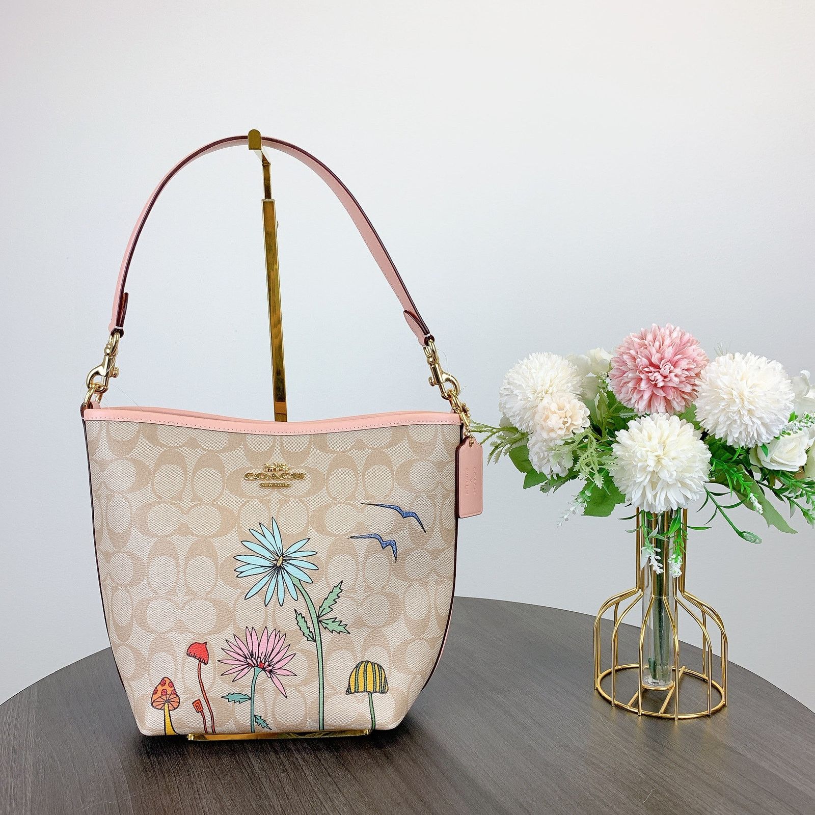 Coach Coach CU394 Coach X Observed Us City Bucket Bag Khaki Multi Size ONE SIZE - 3 Thumbnail