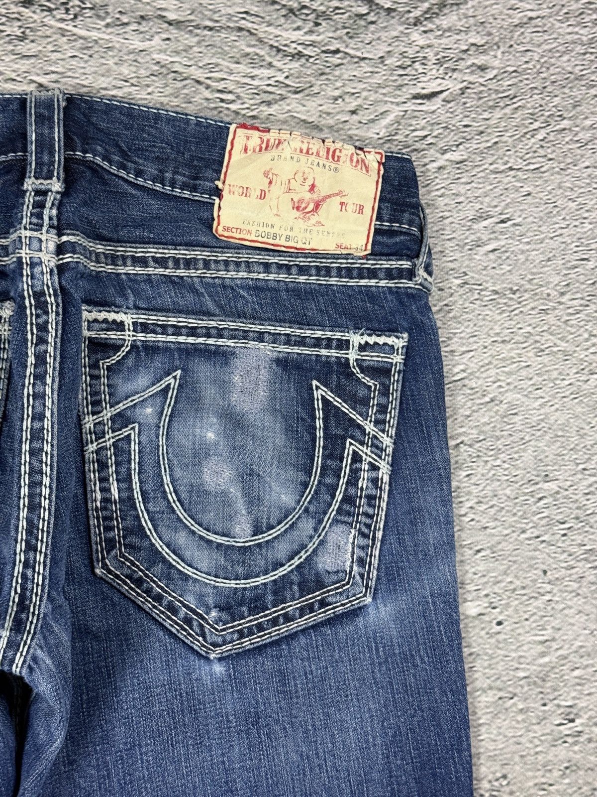True Religion True Religion jeans vintage Bobby big QT denim straight Size US 29 - 4 Thumbnail