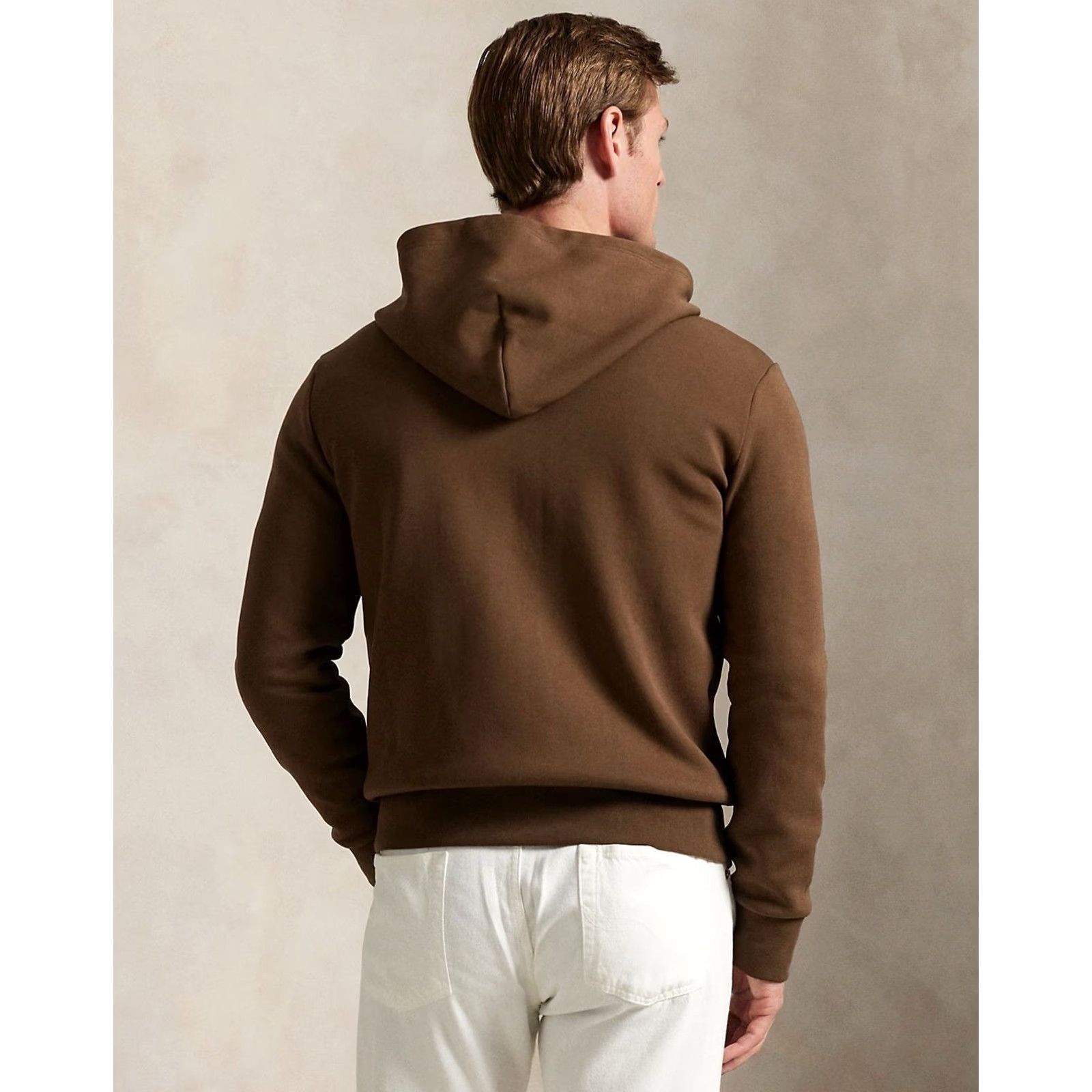 Polo Ralph Lauren VINTAGE? No, NWT Polo Ralph Lauren Full Zip Hoodie Brown M Men Shirt? Size US M / EU 48-50 / 2 - 5 Thumbnail