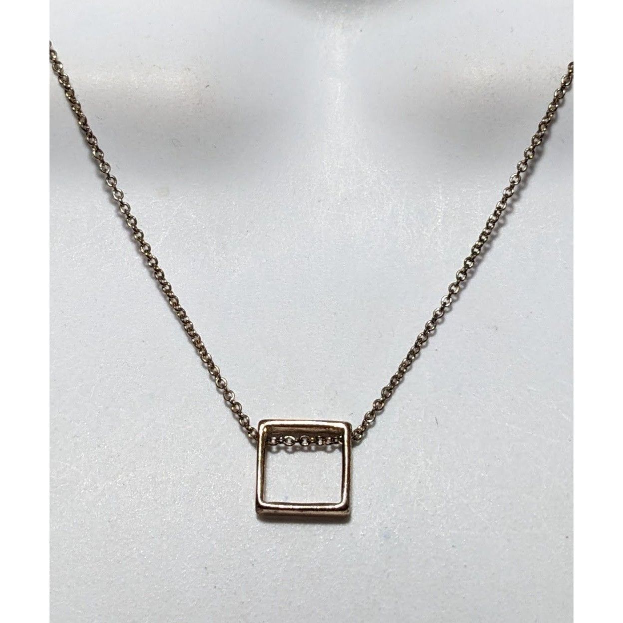 Other Minimalist Gold Open Square Pendant Necklace Size ONE SIZE - 6 Thumbnail