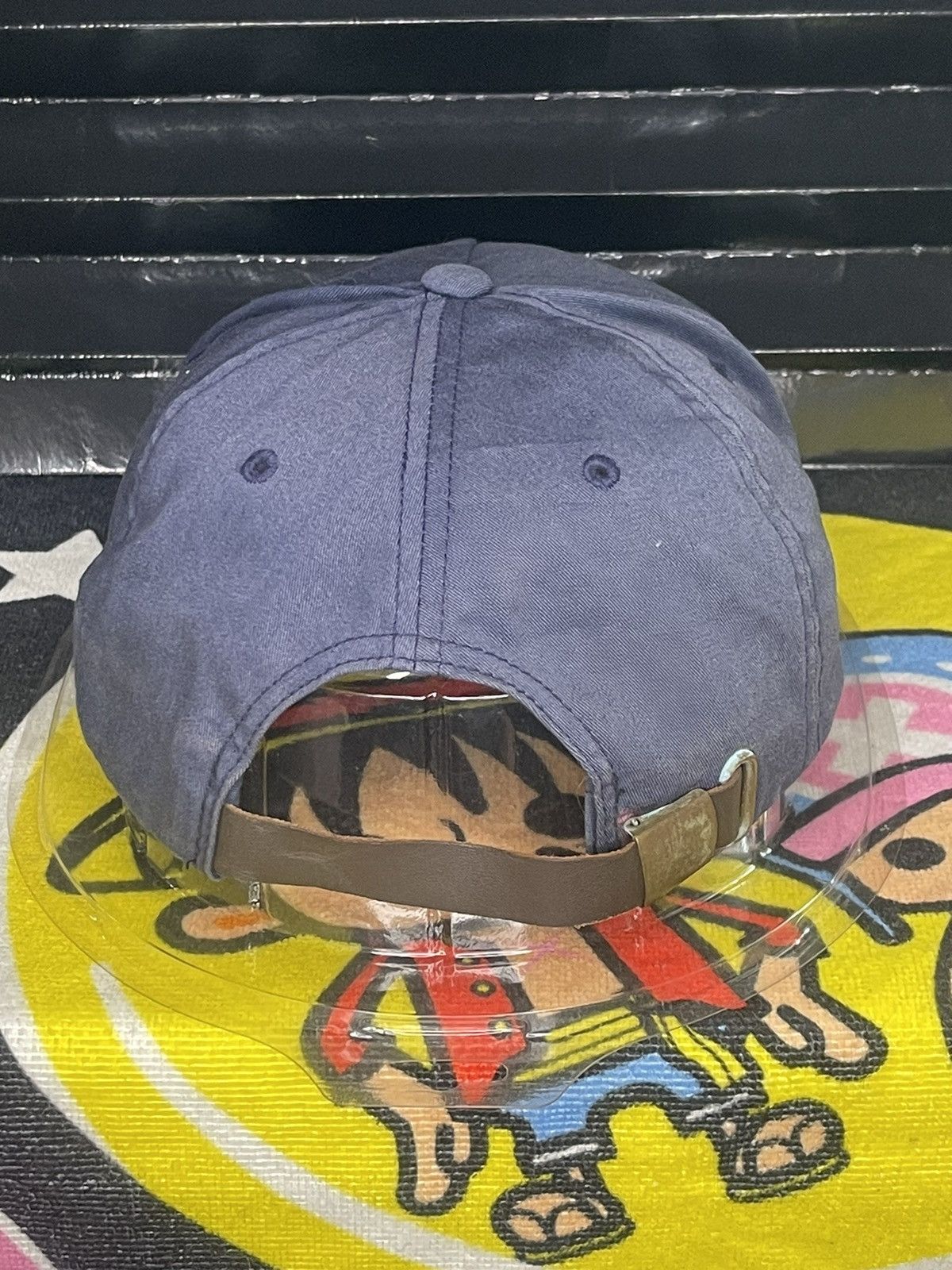 Obey OBEY HAT BLUE LEATHER STRAP Size ONE SIZE - 3 Thumbnail