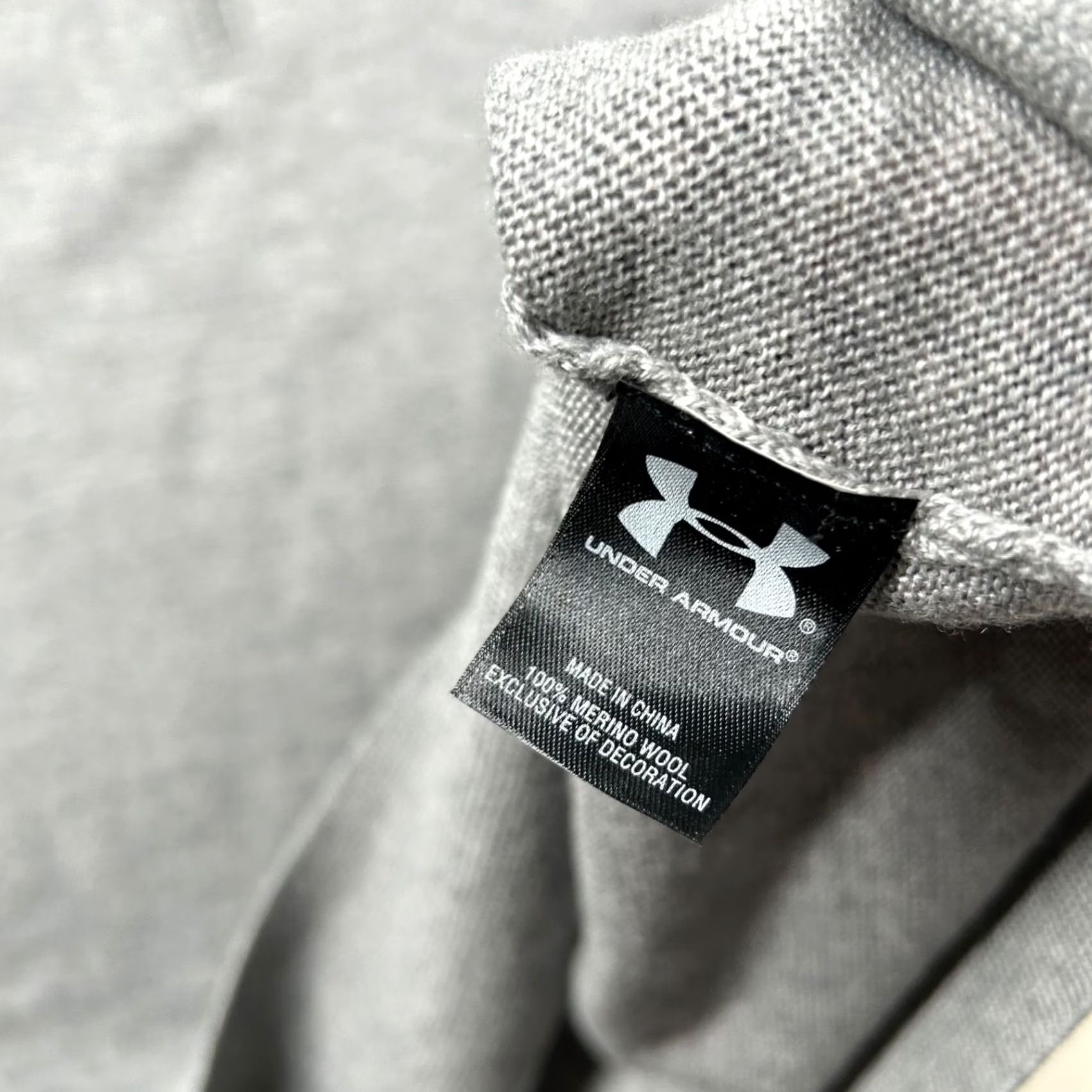 Under Armour Under Armour Sweater Mens XL Merino Wool Mock Neck 1/4 Zip Golf Heather Gray Size US XL / EU 56 / 4 - 4 Thumbnail