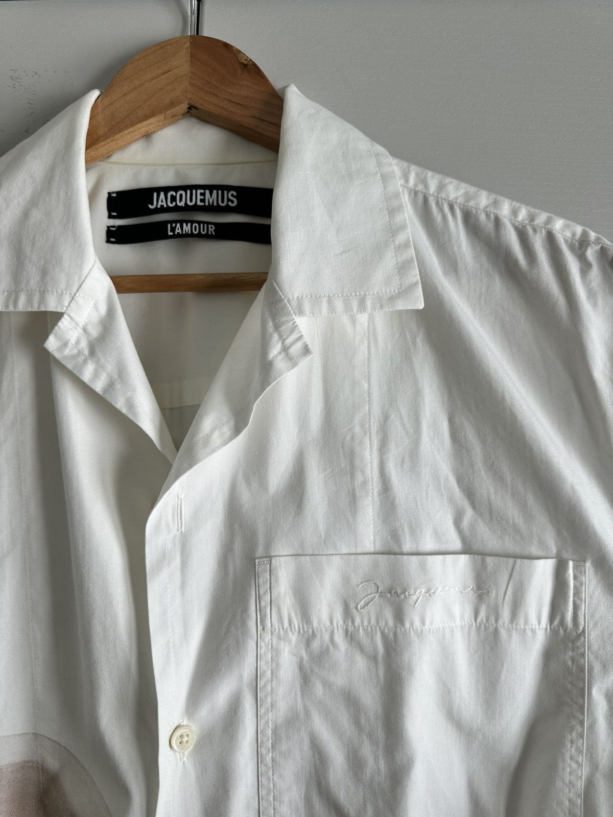 Jacquemus SS21 “L’Amour” La Chemise Jean Cherry Print Shirt Size US S / EU 44-46 / 1 - 3 Thumbnail