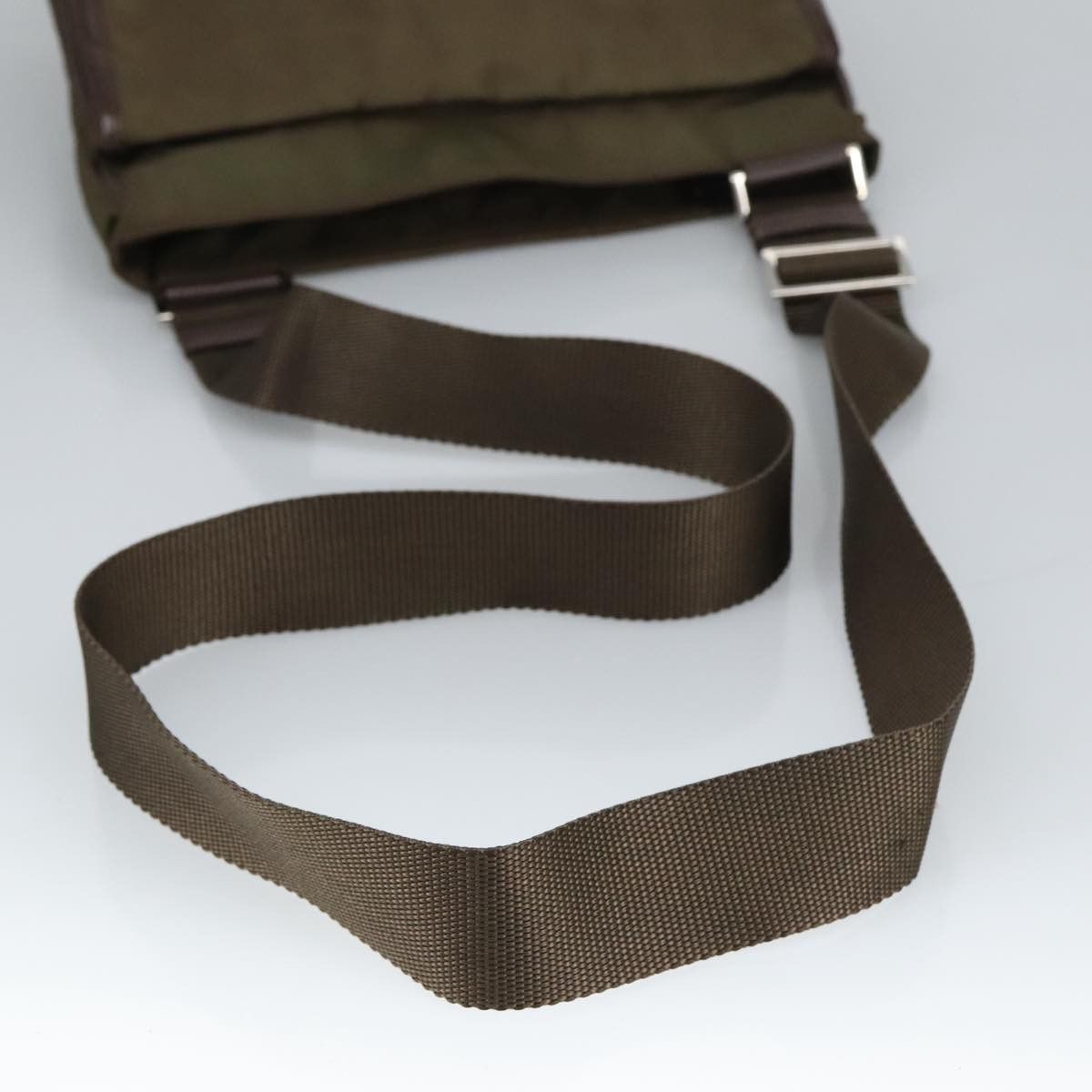 Prada PRADA Shoulder Bag Nylon Khaki Brown Silver Size ONE SIZE - 7 Thumbnail
