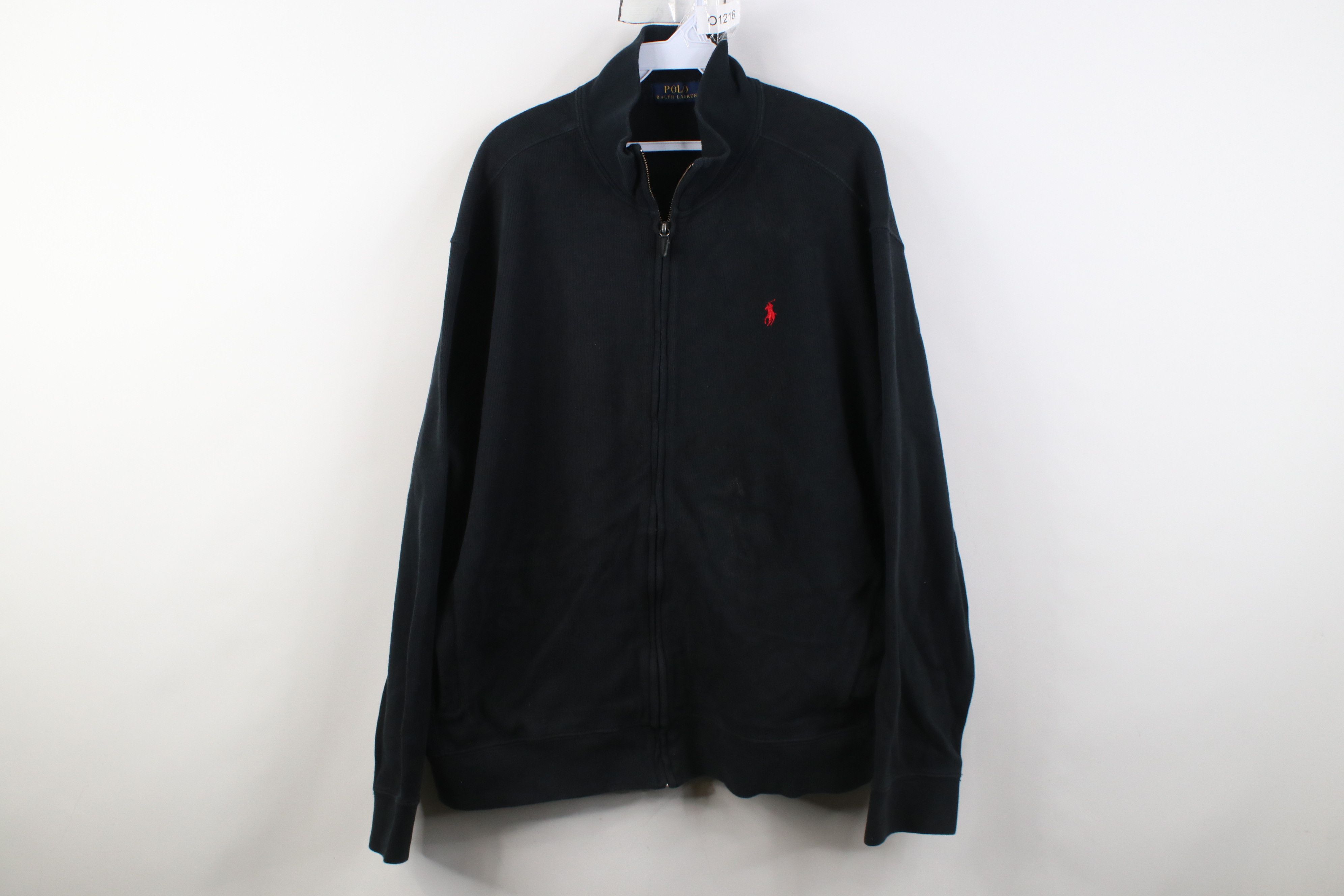 Polo Ralph Lauren Vintage Ralph Lauren Ribbed Knit Full Zip Sweater Jacket Size US XL / EU 56 / 4 - 1 Thumbnail