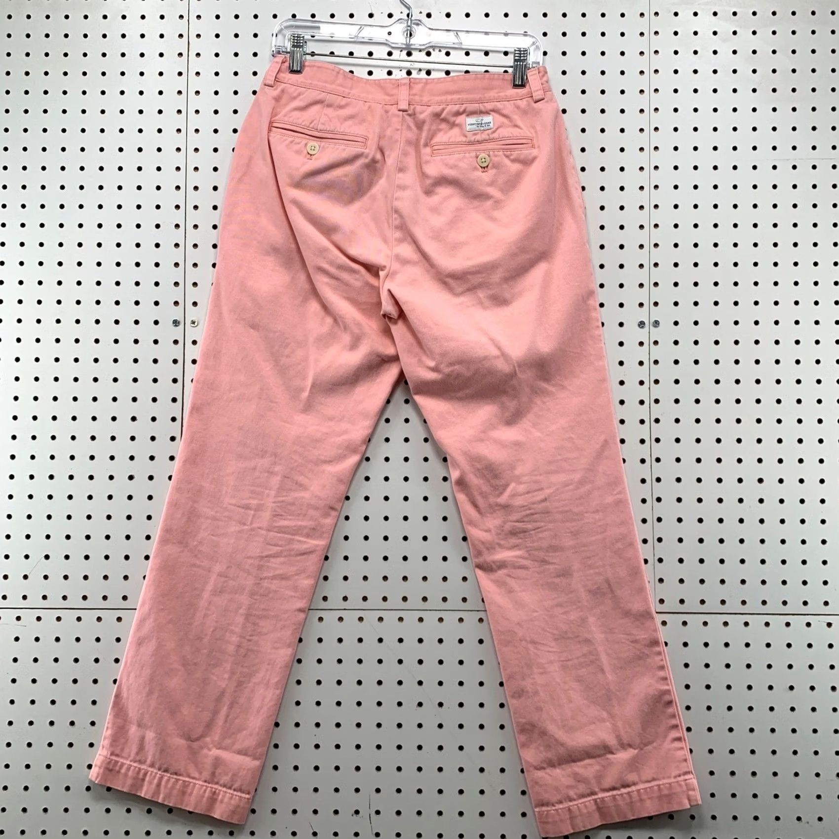 Vineyard Vines Vineyard Vines Slim Fit Club Pant Mens 29 Pink Chino Cotton Twill Casual Size US 29 - 3 Thumbnail