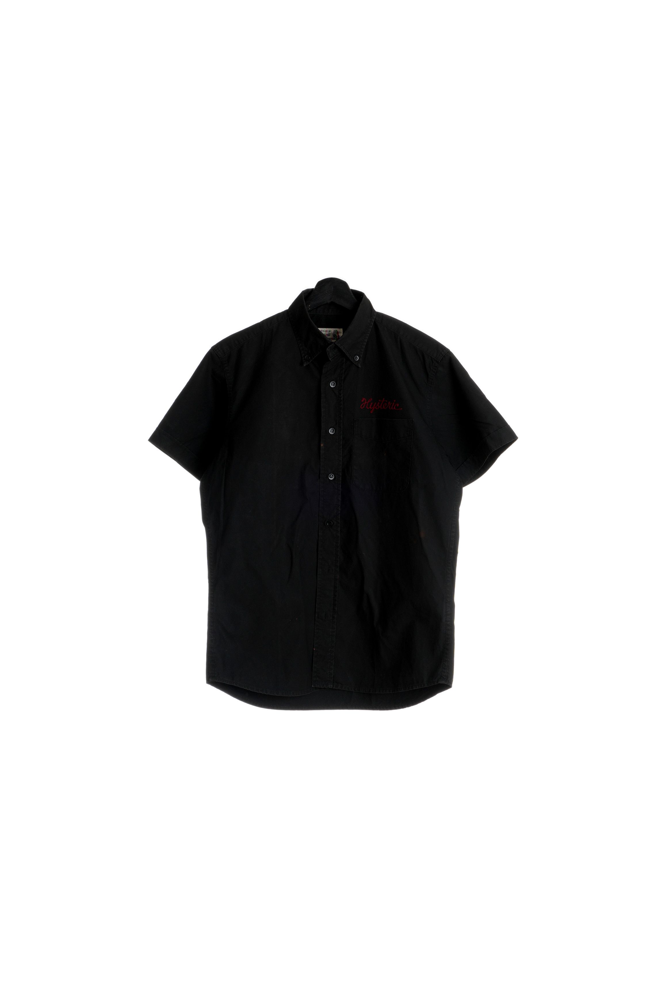 Hysteric Glamour "Crazy Hazy Kisses" Girl Logo Embroidered BD Shirt Size US M / EU 48-50 / 2 - 2 Thumbnail