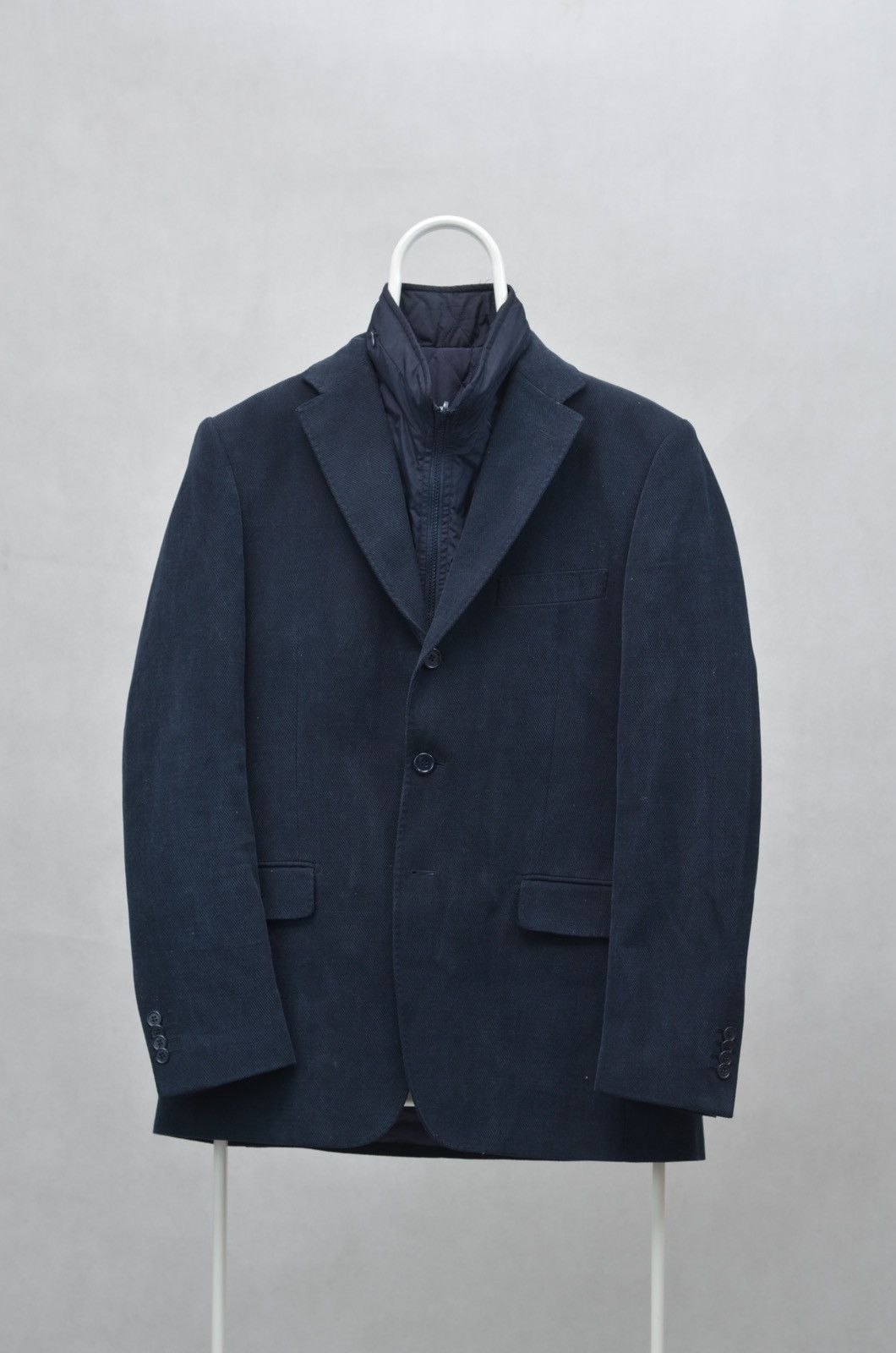 Boggi Boggi Milano wool tweed 3 button blazer jacket lining size48 Size 48R - 1 Thumbnail