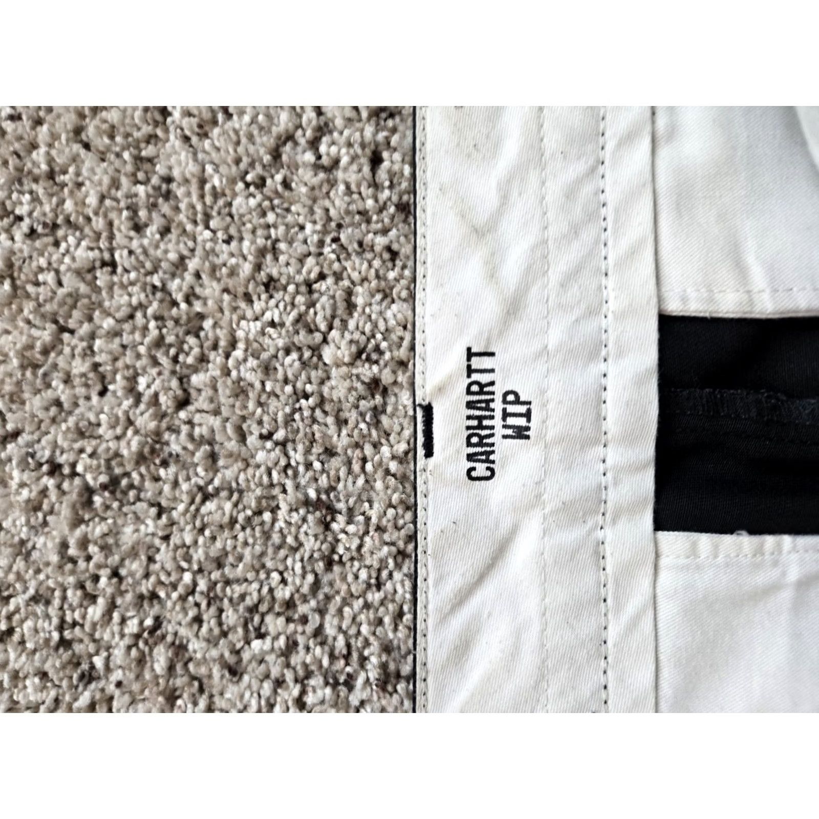 Carhartt VINTAGE Carhartt WIP Master Pants 30X32 Mens Black Straight Leg Twill Work In Progress Nightlog? Size US 30 / EU 46 - 6 Thumbnail