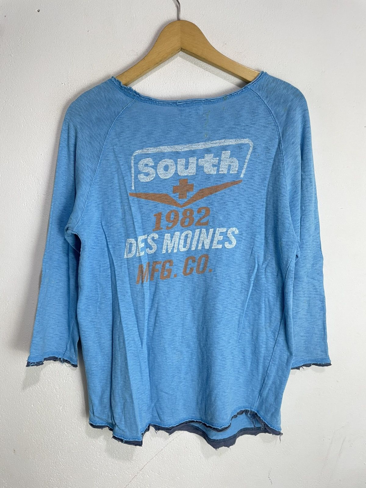 Vintage South Plus des moines mfg Archive longsleeve Size US M / EU 48-50 / 2 - 2 Thumbnail