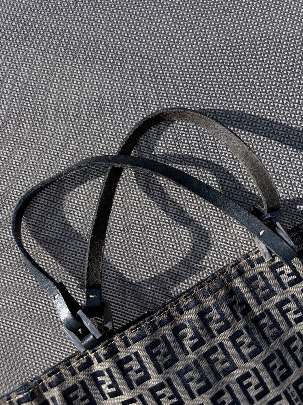 Fendi Fendi Zucchino Canvas Tote Bag Size ONE SIZE - 5 Thumbnail